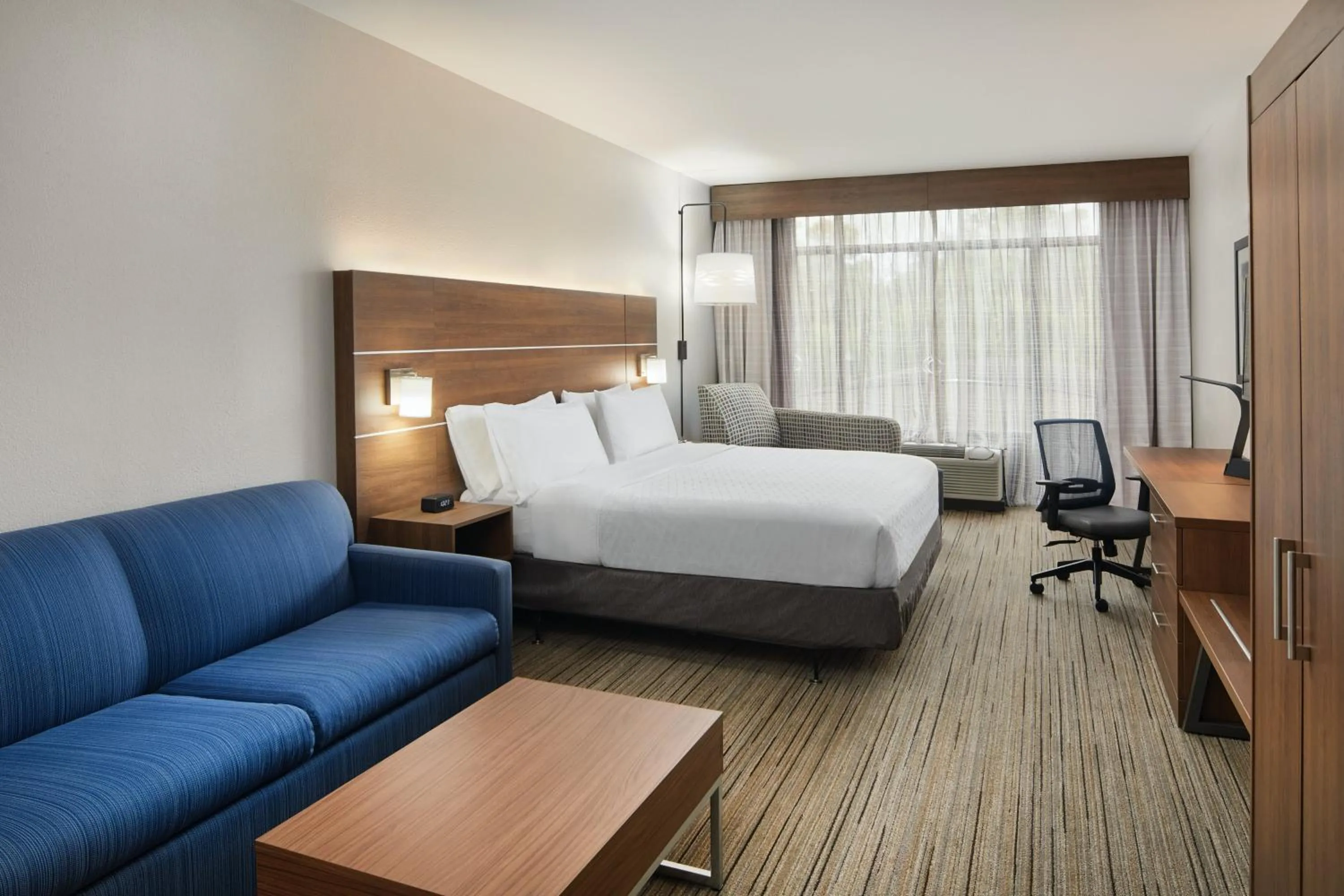 Photo of the whole room, Bed in Holiday Inn Express Hotel & Suites Pensacola-West Navy Base by IHG