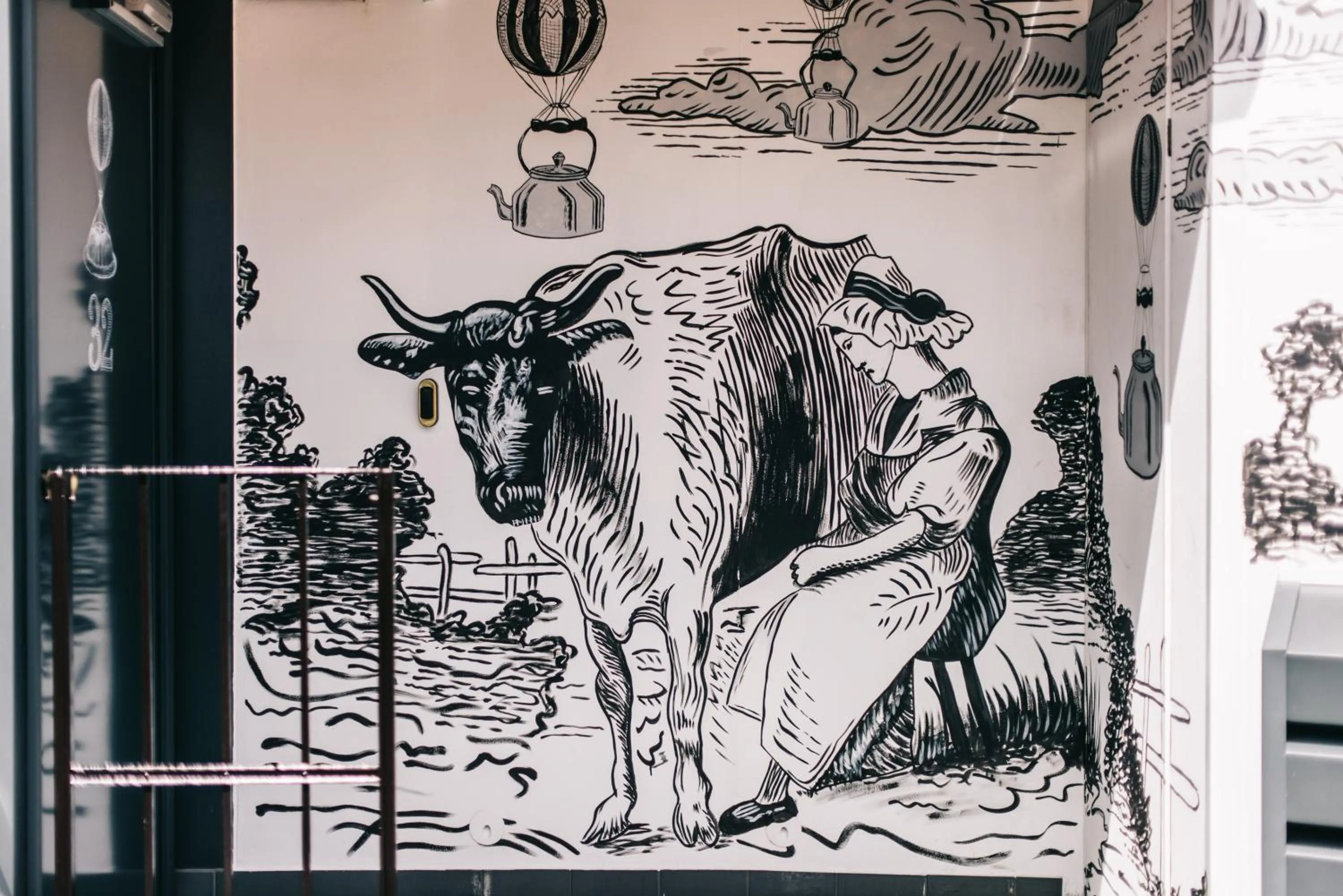 Decorative detail in PEST-BUDA Design Hotel