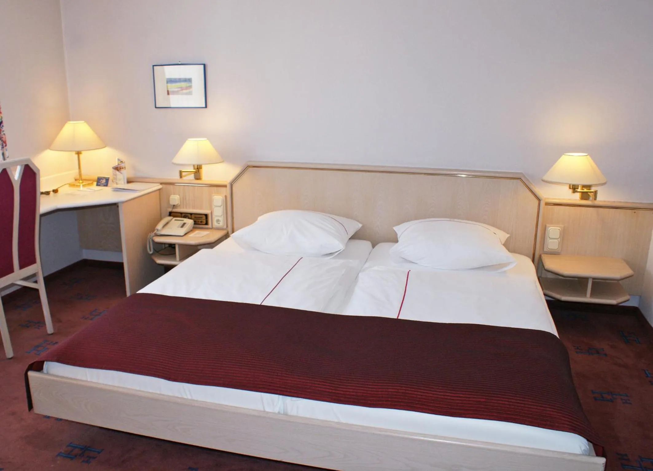 Bed in Hotel Garni Lindacher Hof