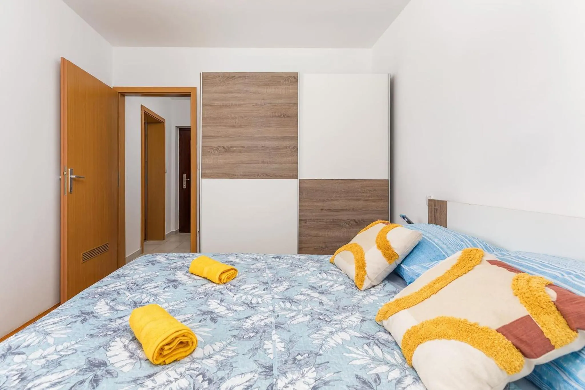 Bed in Apartment Stellina