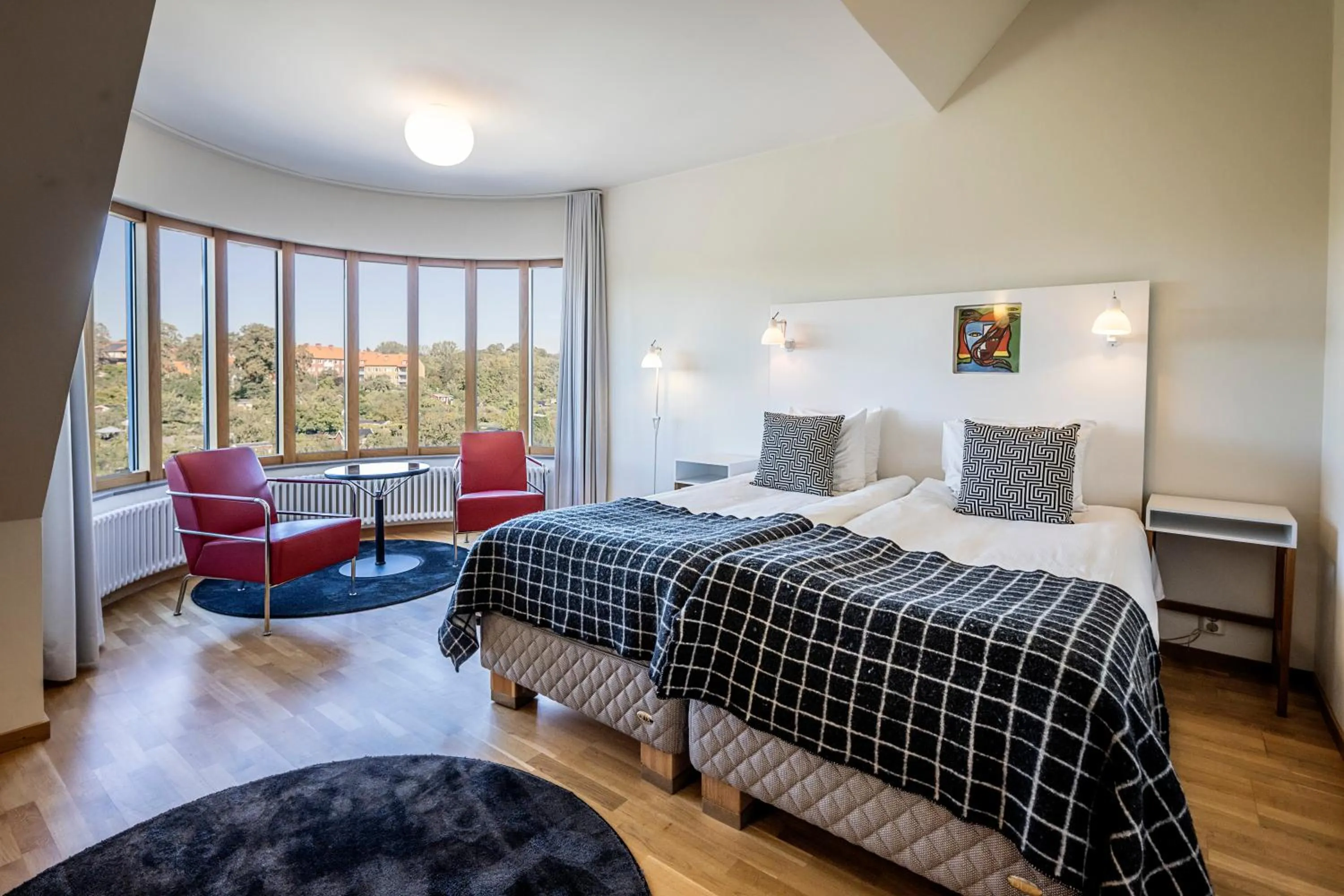 Bedroom, Bed in First Hotel Planetstaden