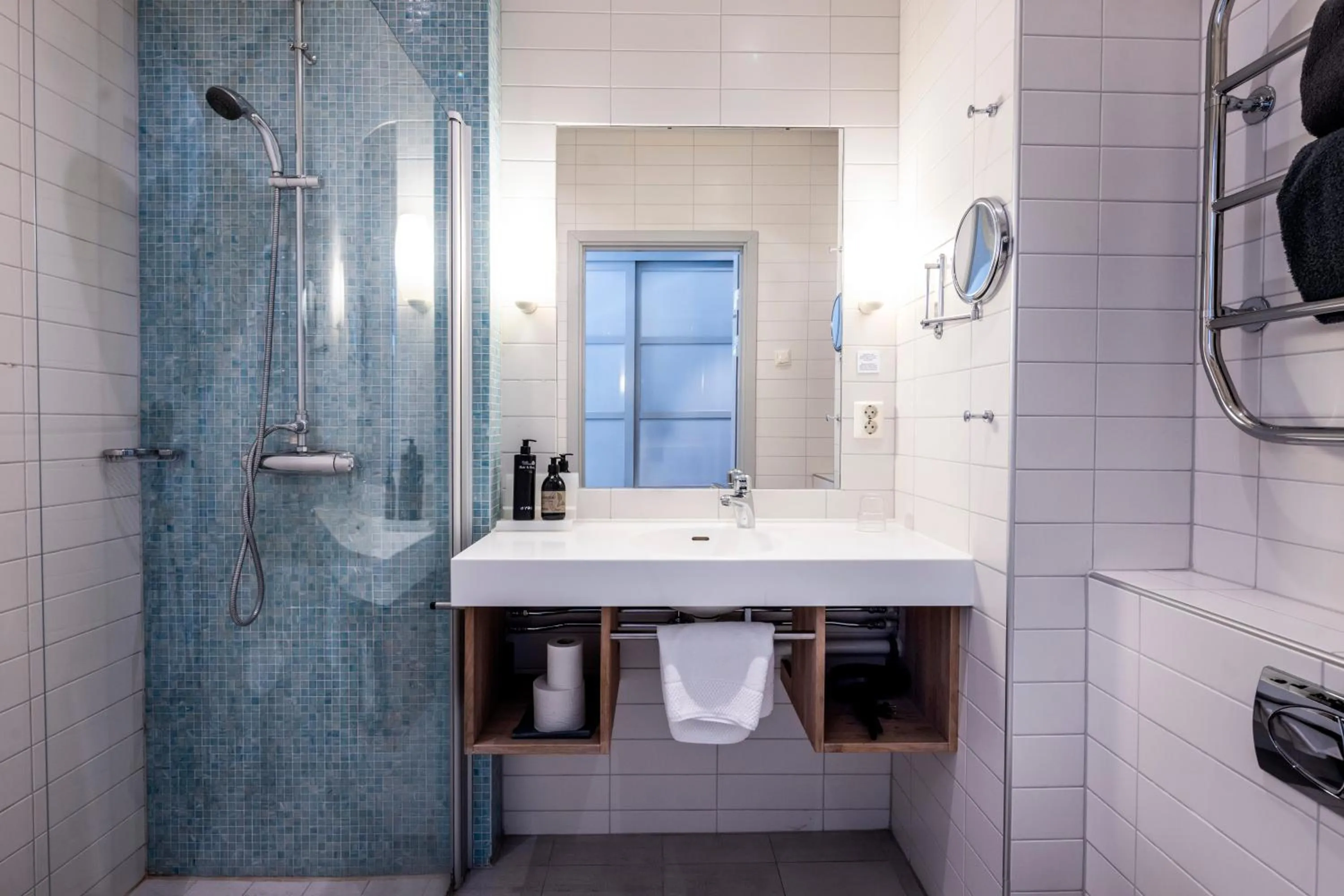 Bathroom in First Hotel Planetstaden