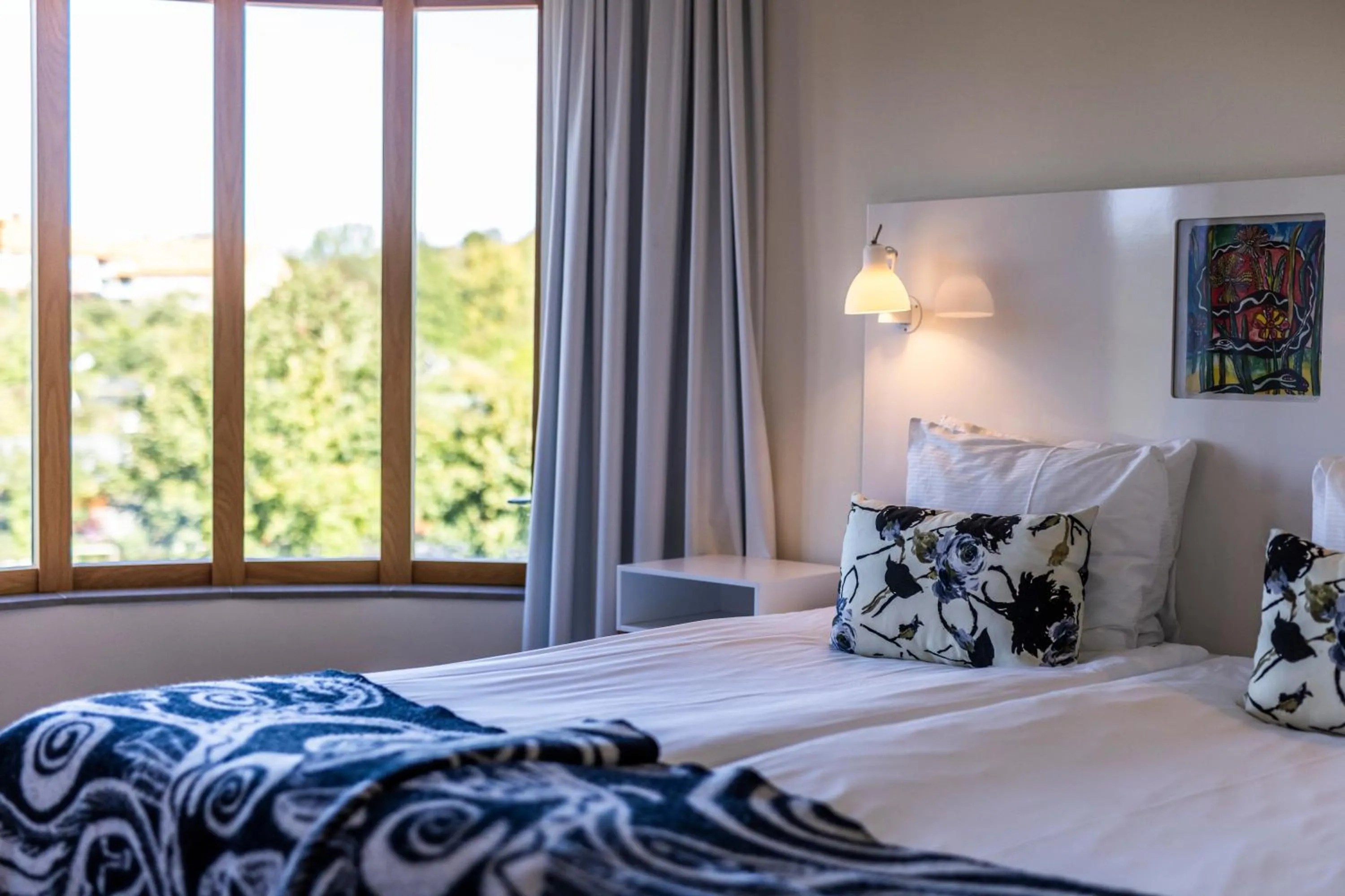 Bed in First Hotel Planetstaden