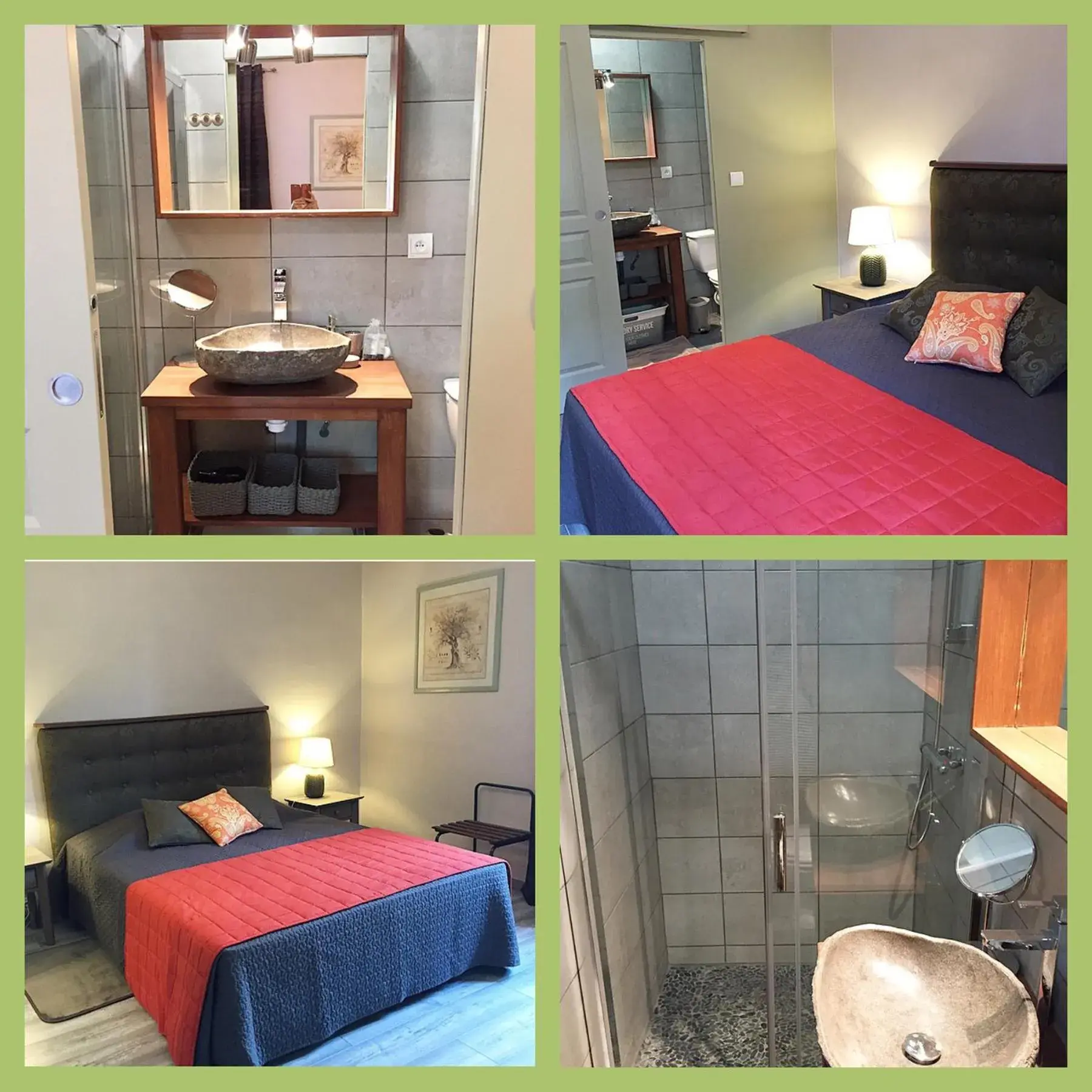 Double Room with Private Bathroom in Au jardin d'Amphora Double Room with Private Bathroom in Au jardin d'Amphora