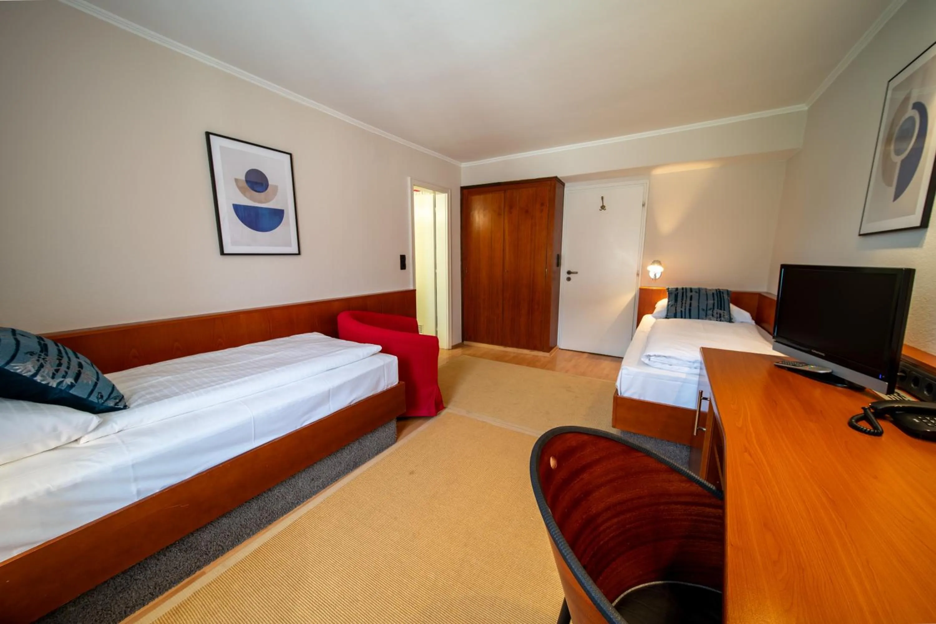 Bed in Hotel Carlton Munich