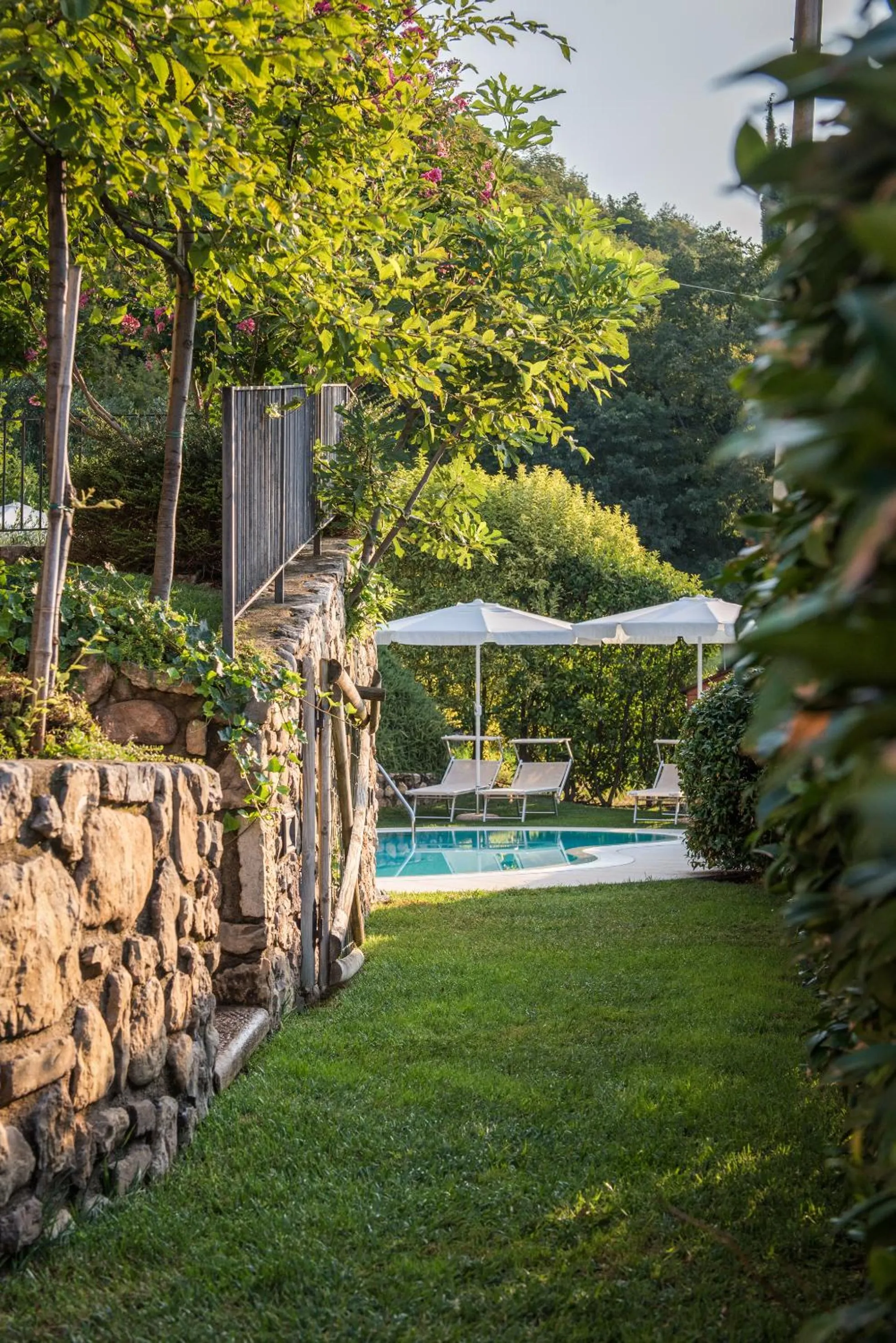 Garden view in B&B La Rubiana