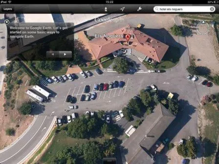 Bird's eye view in Hotel Els Noguers