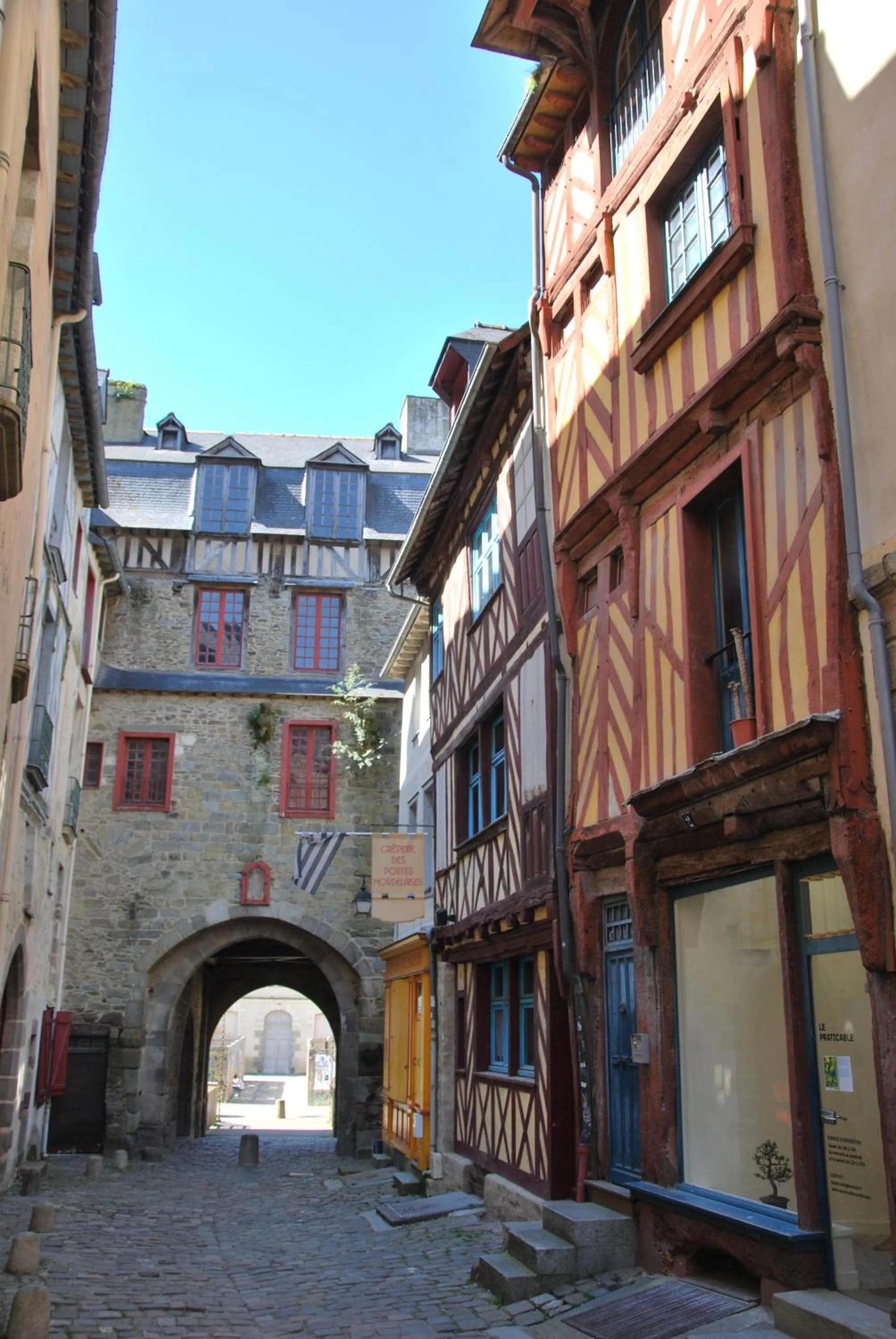 City view in Au Detour de Rennes