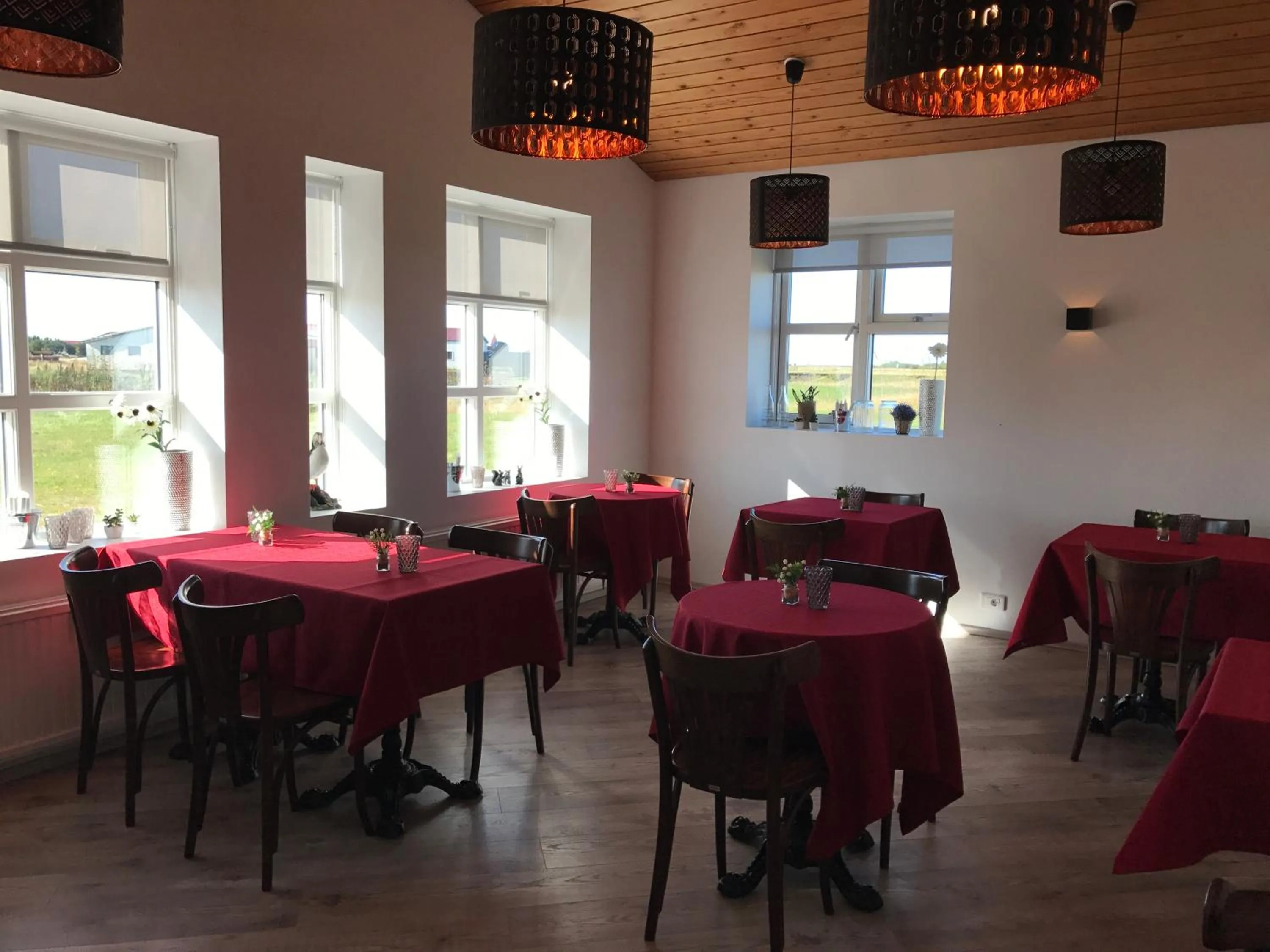 Living room in Lindartún Guesthouse