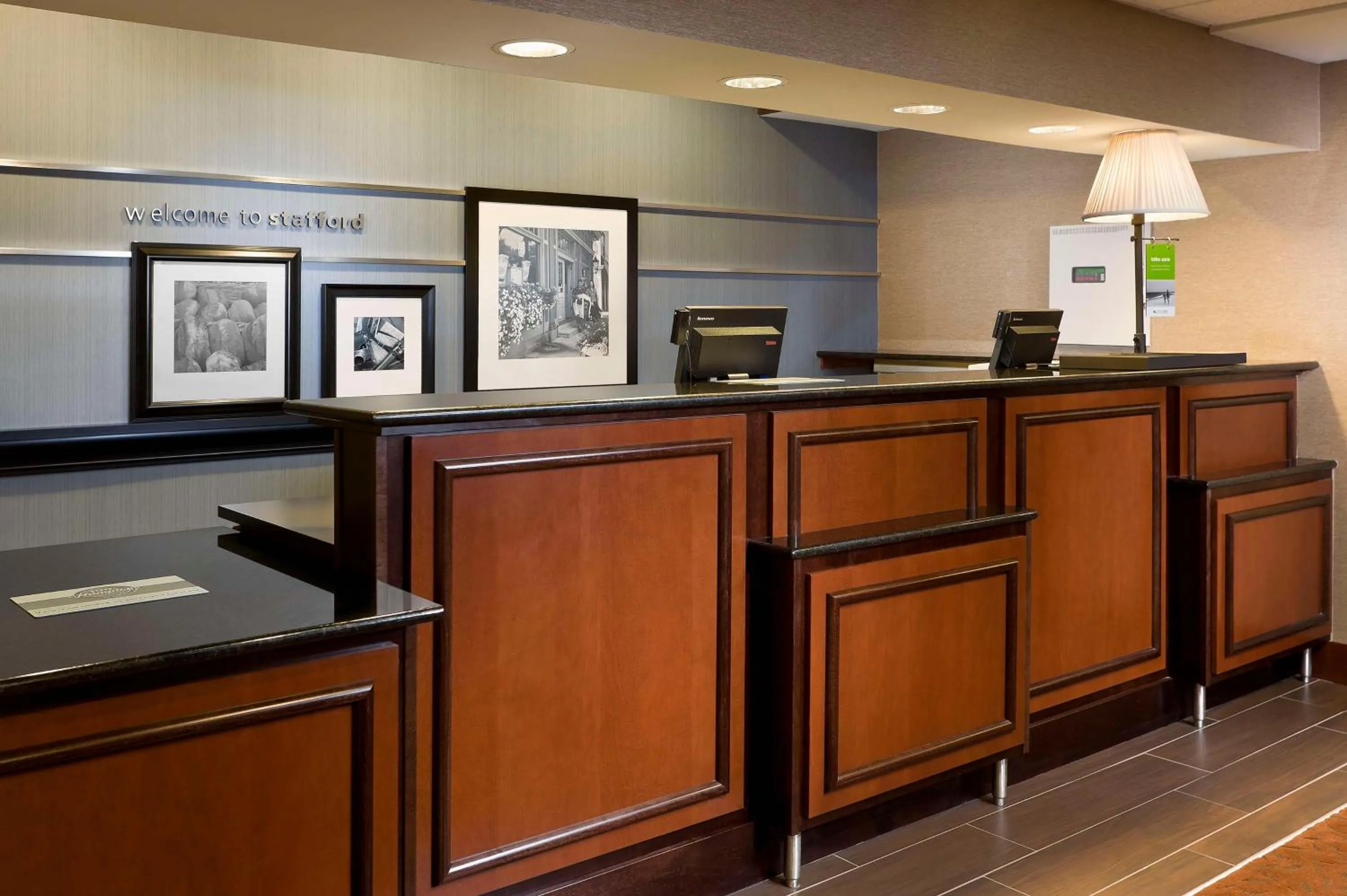 Lobby or reception in Hampton Inn Houston Stafford