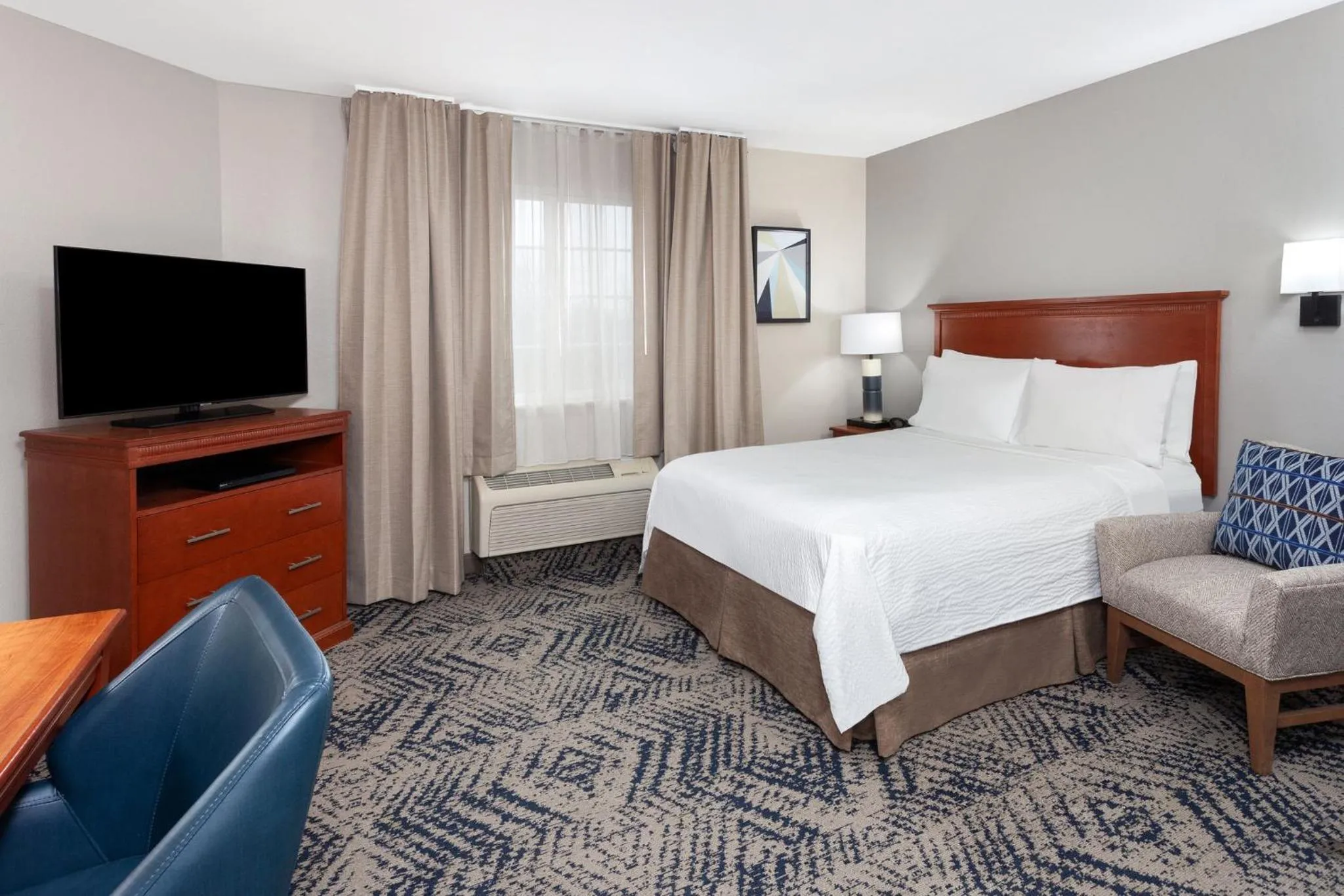 Photo of the whole room, Bed in Candlewood Suites Louisville North by IHG