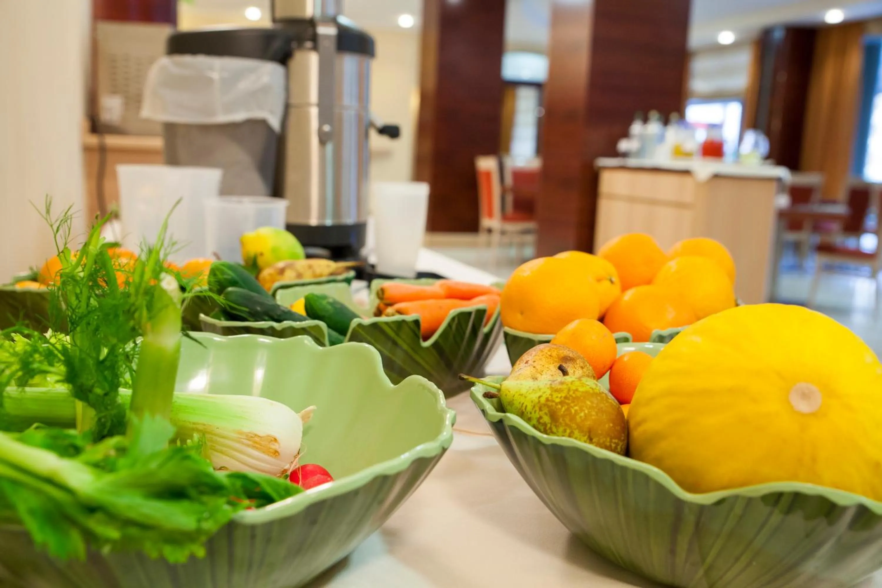 Continental breakfast in BV President Hotel