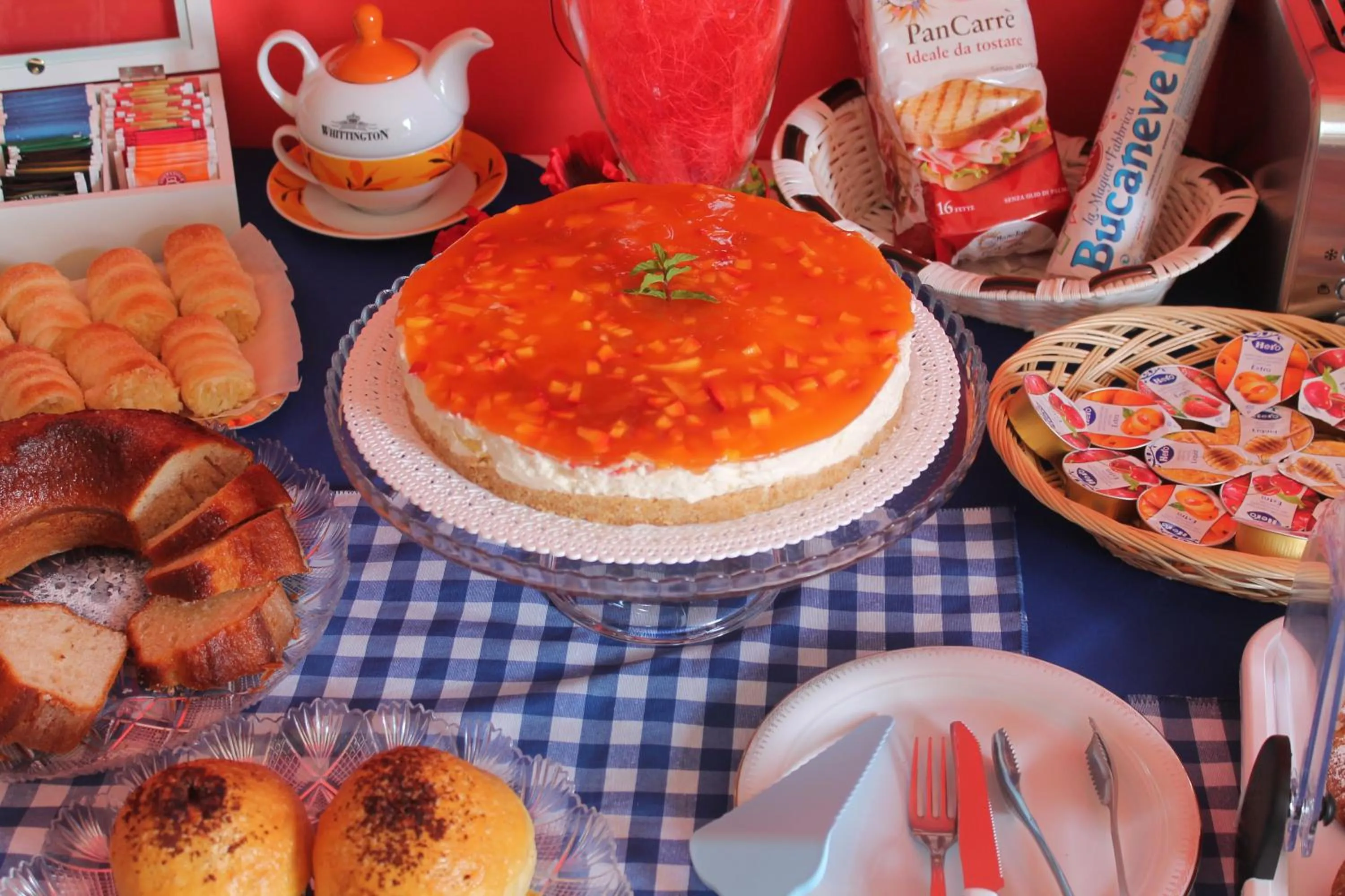 Buffet breakfast in B&B Lizia