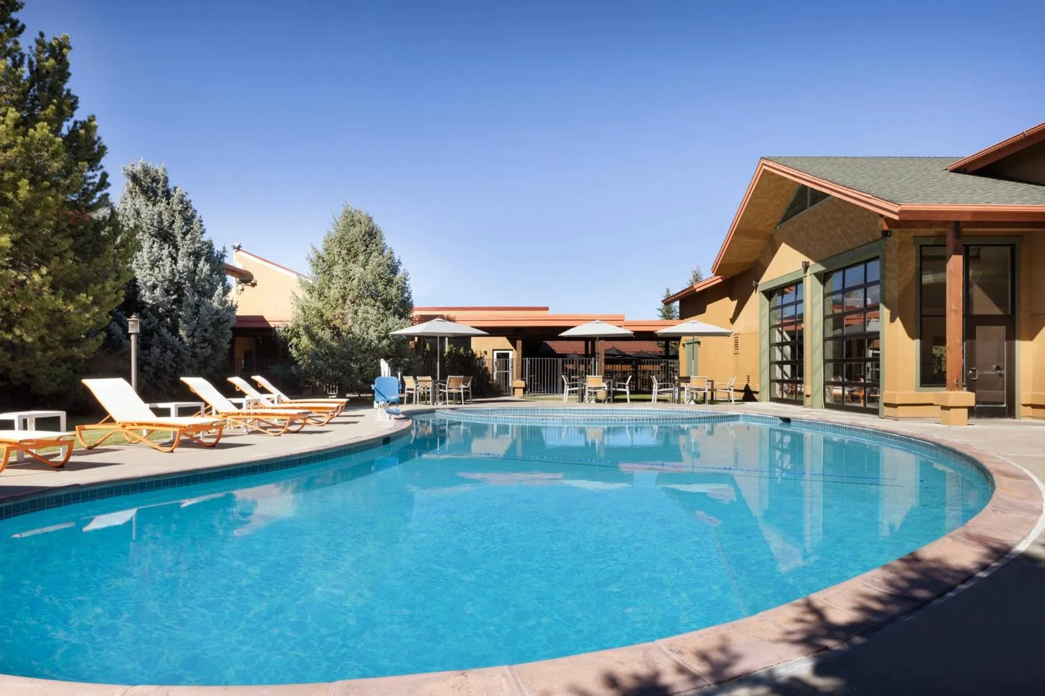 Swimming pool in Holiday Inn Steamboat Springs by IHG