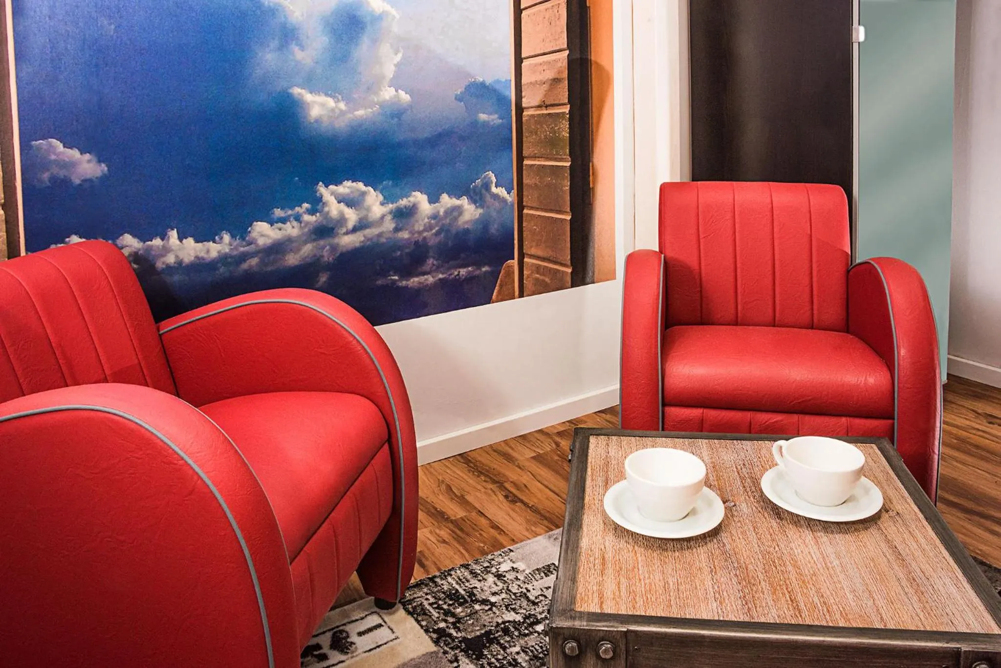 Living room in Hotel SleepInn Volkspark