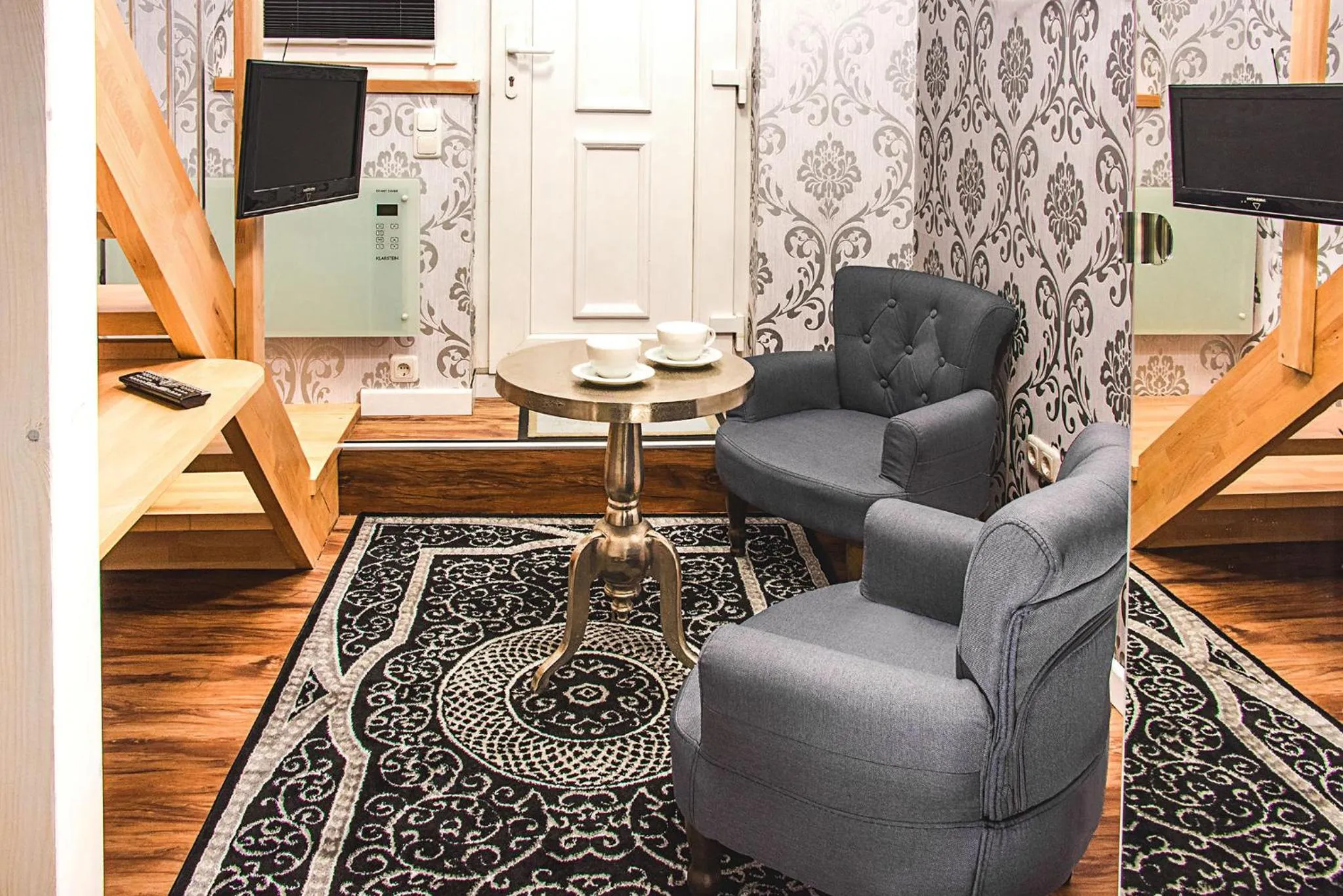 Living room in Hotel SleepInn Volkspark