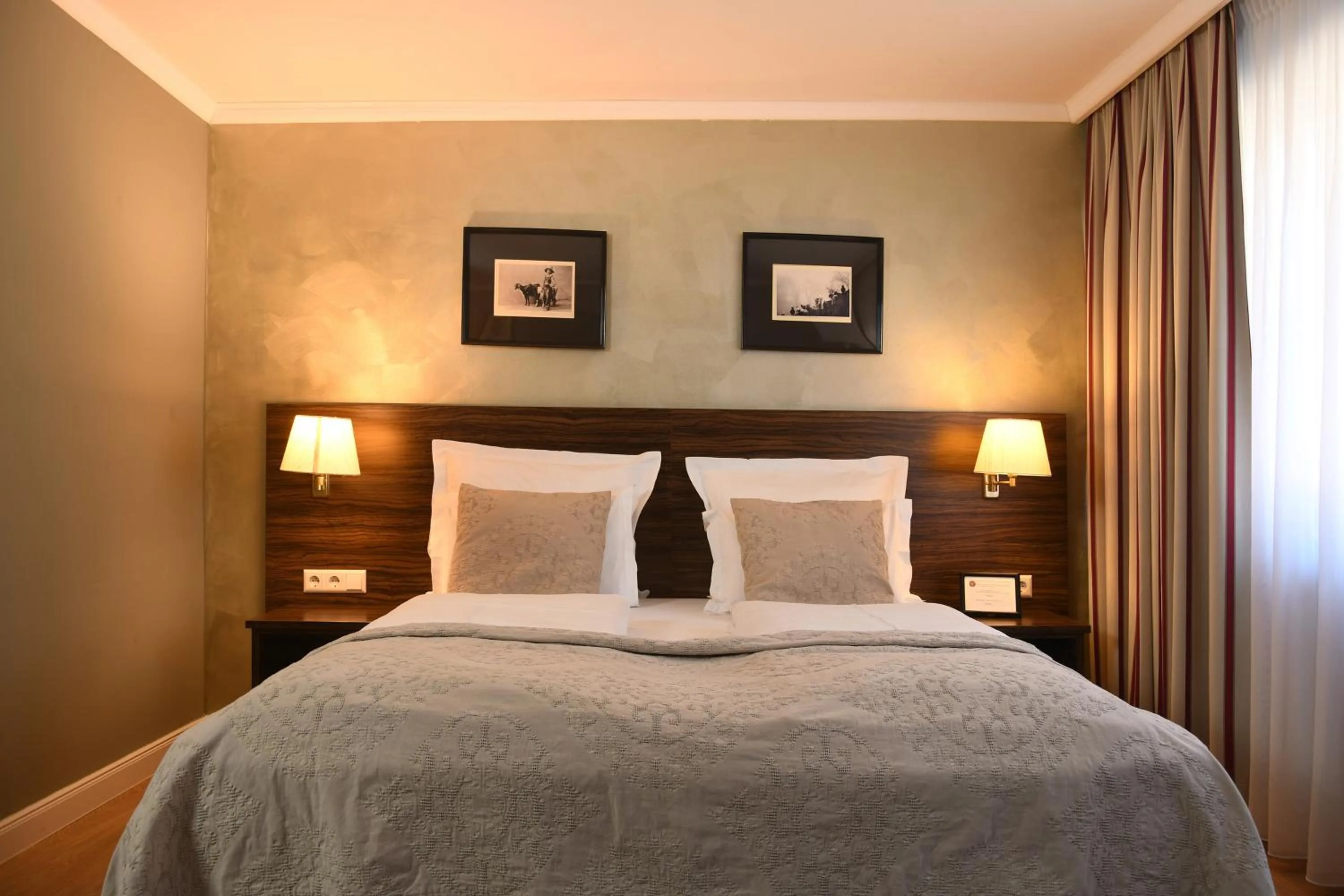 Photo of the whole room, Bed in Landhotel Wolfschlugen