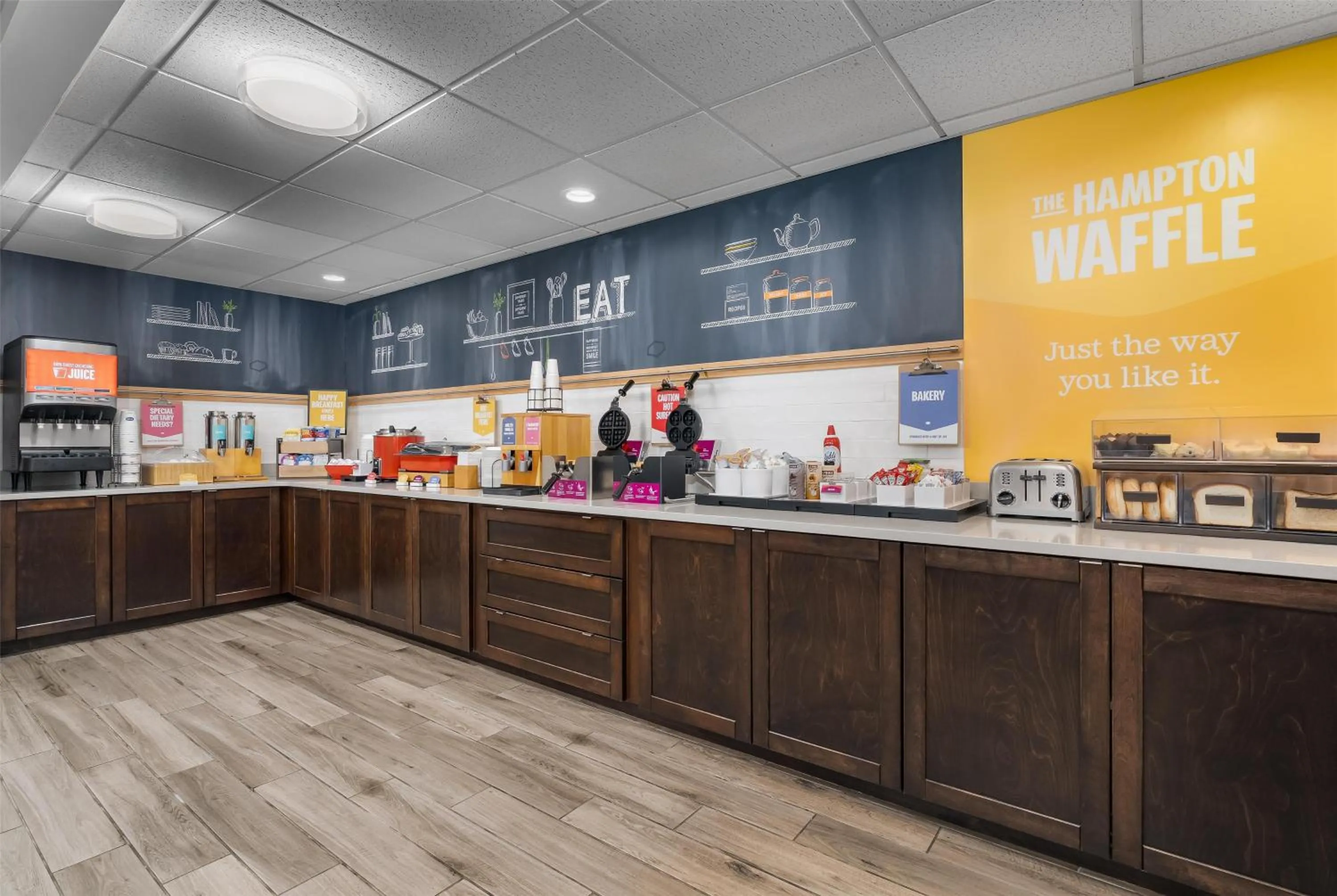 Breakfast in Hampton Inn Altoona