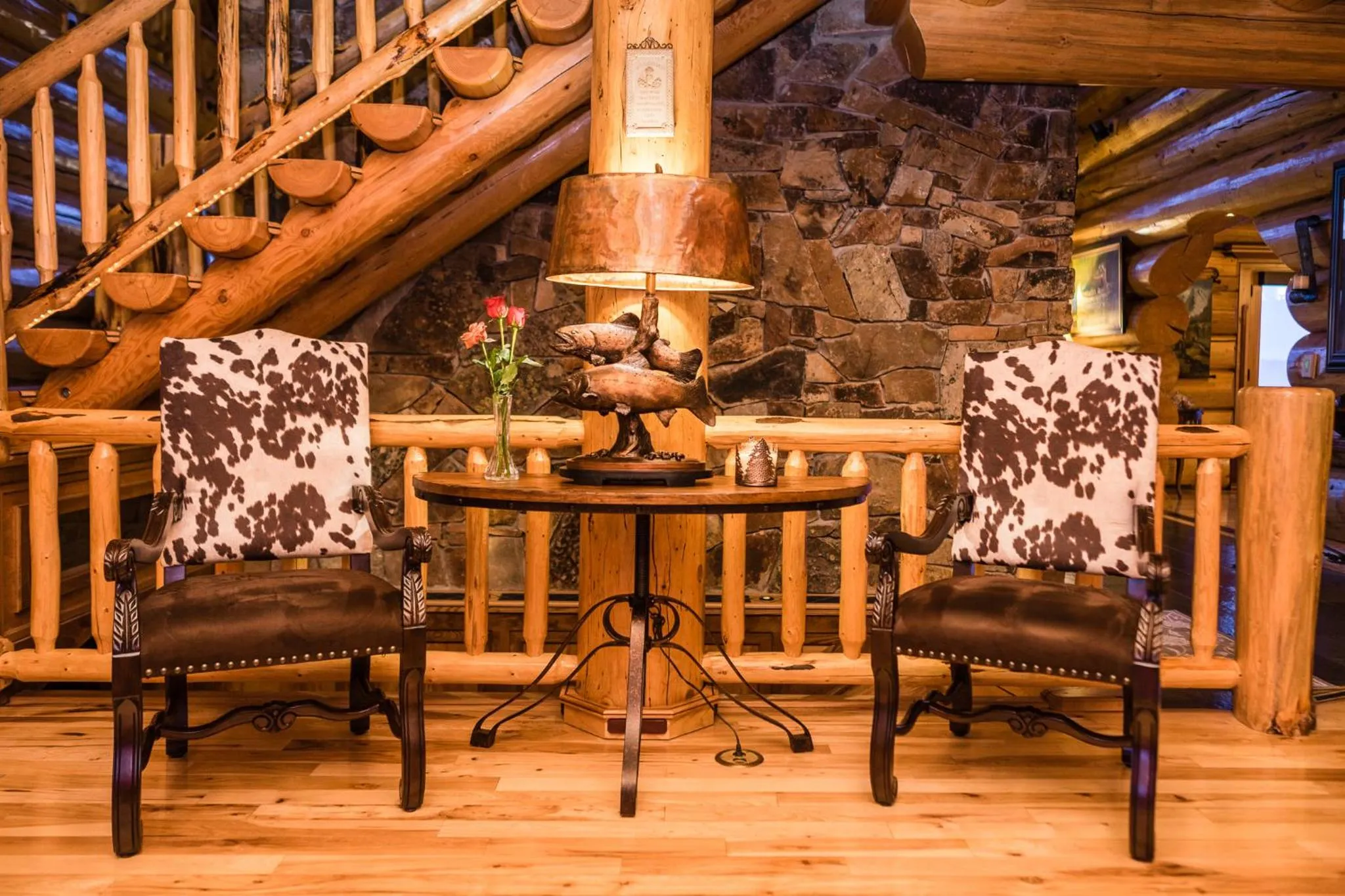 Seating area in Coyote Bluff Estate