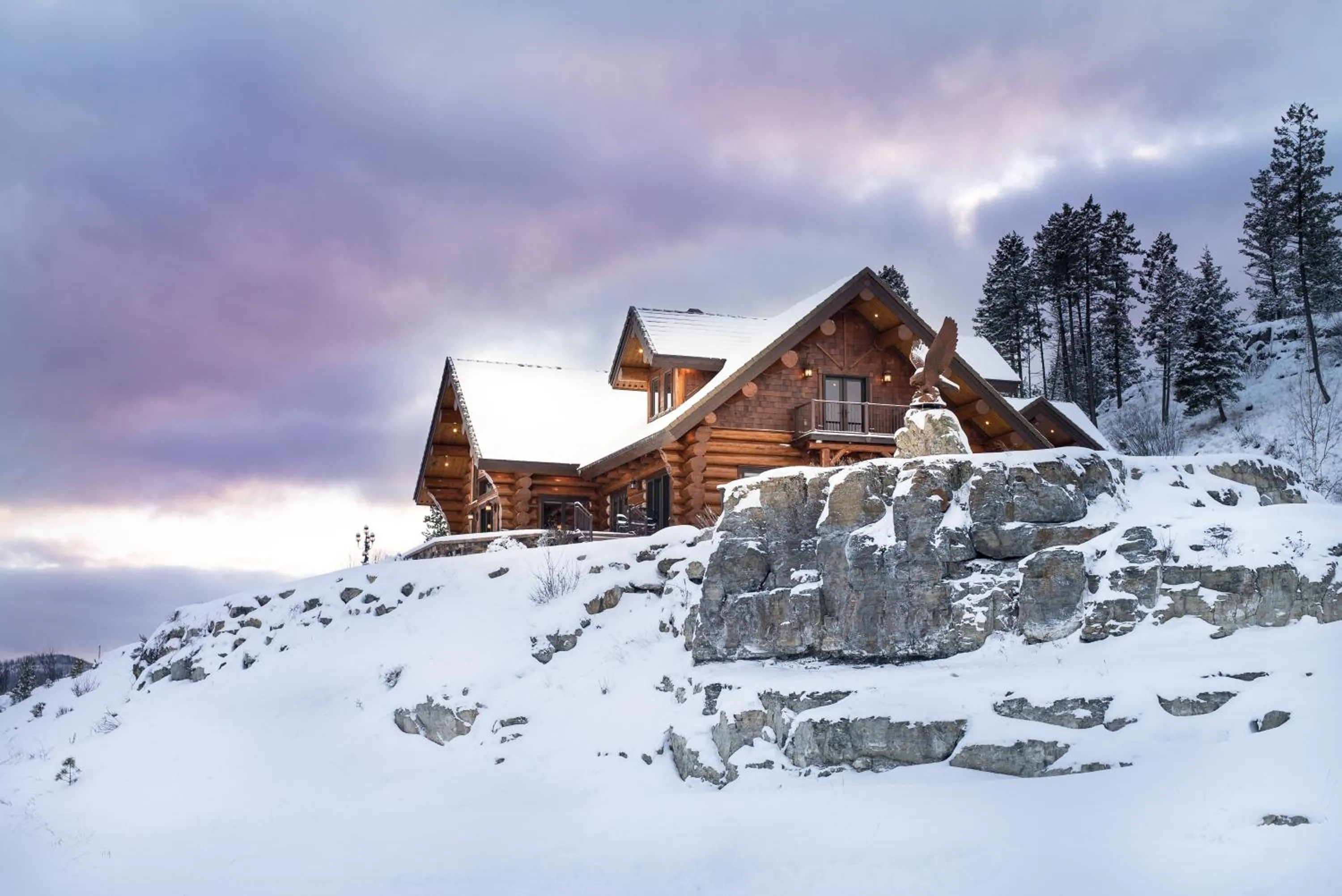 Winter in Coyote Bluff Estate