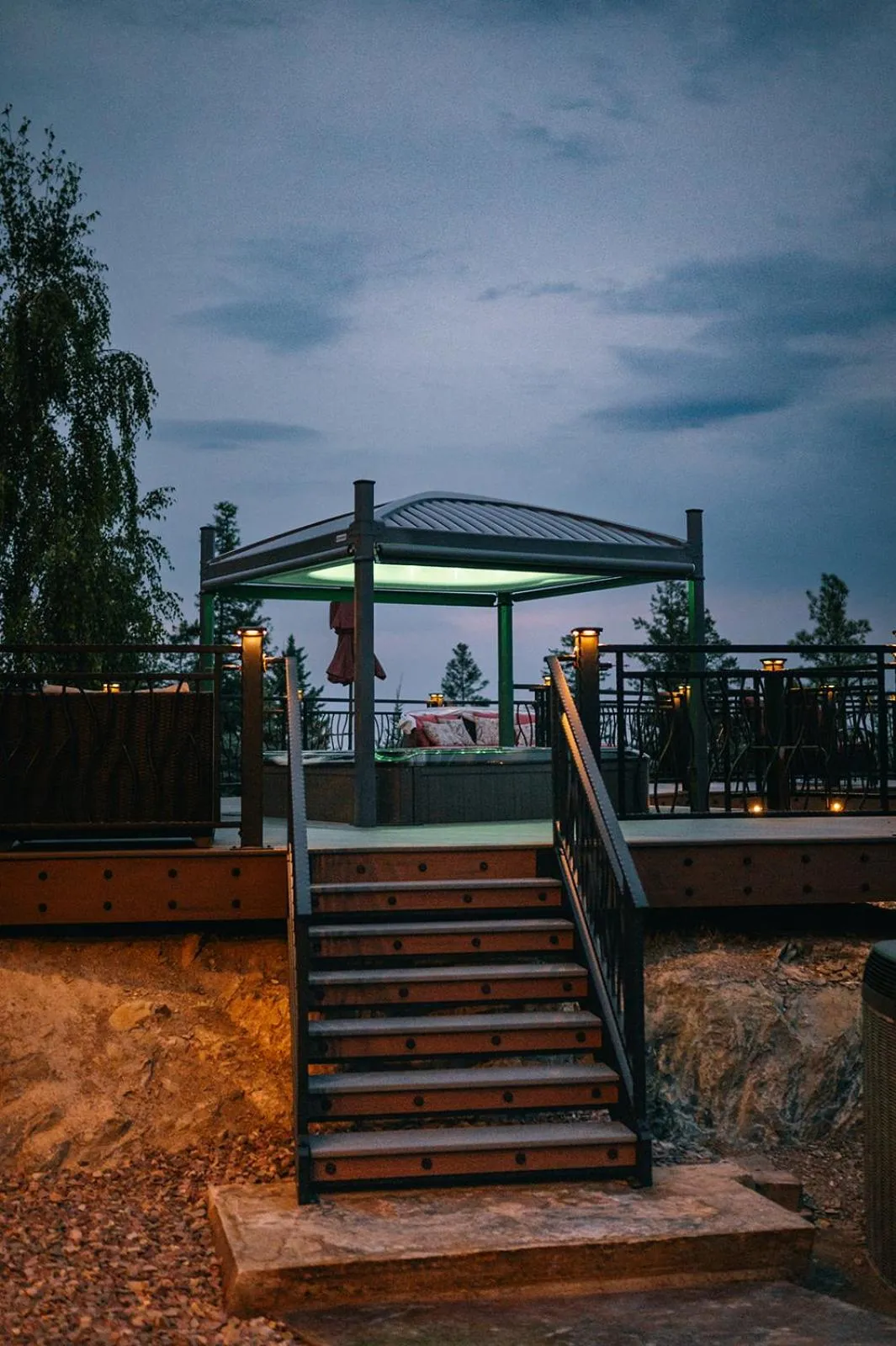 Hot Tub in Coyote Bluff Estate