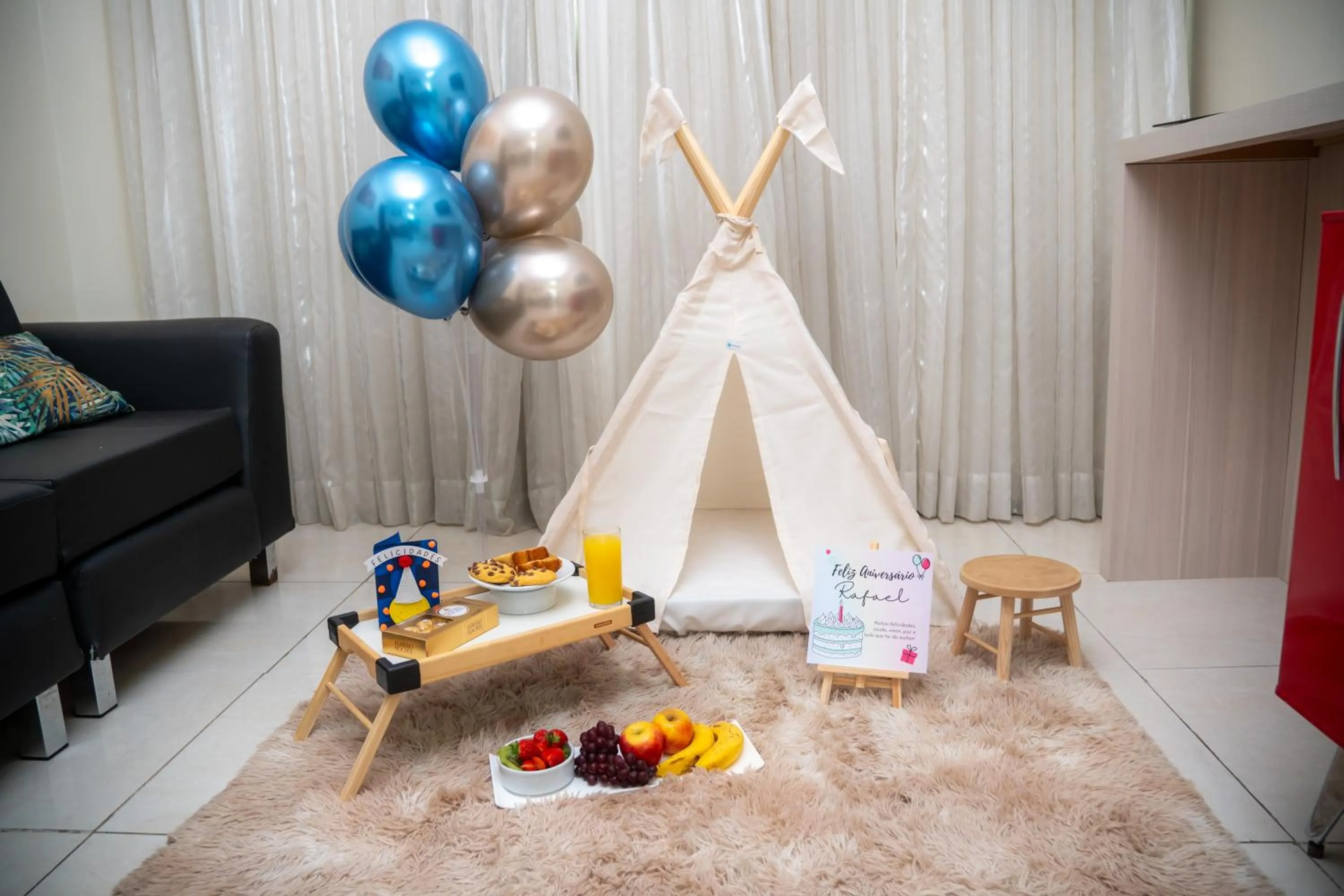 Decorative detail in Hotel Golden Park Sorocaba & Convenções by Nacional Inn