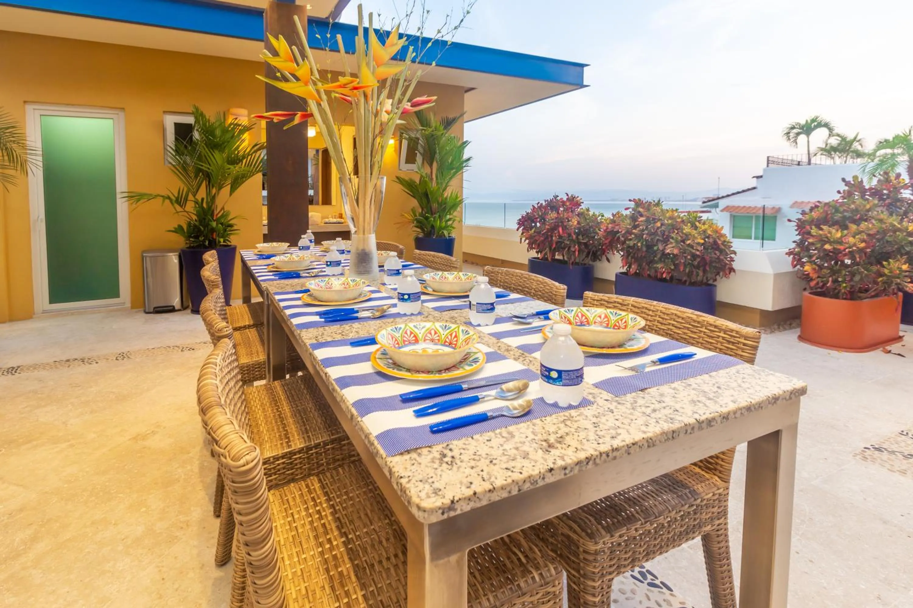 BBQ facilities in V Azul Vallarta - Luxury Vacation Rental Adults Only