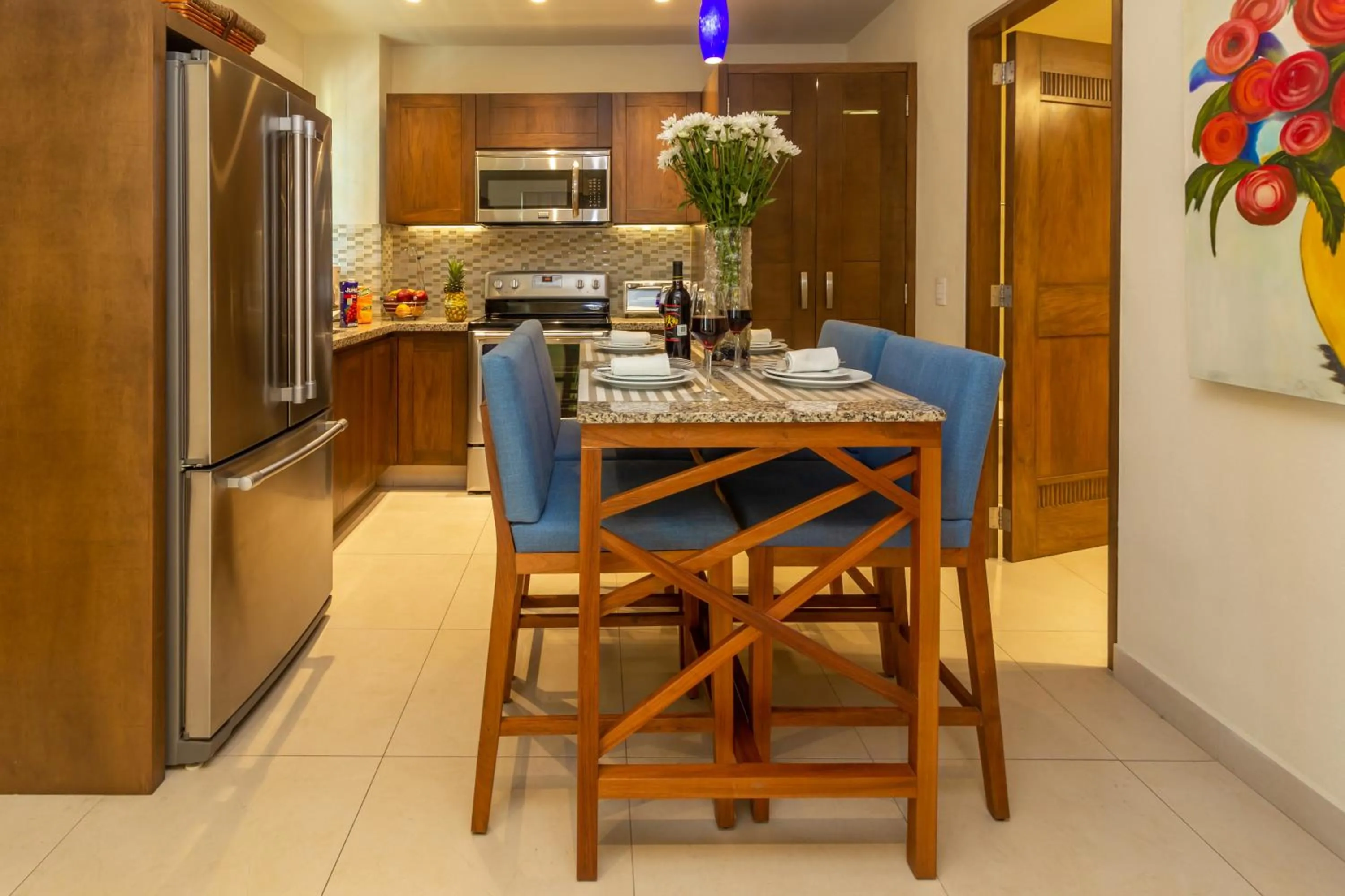 Kitchen or kitchenette in V Azul Vallarta - Luxury Vacation Rental Adults Only