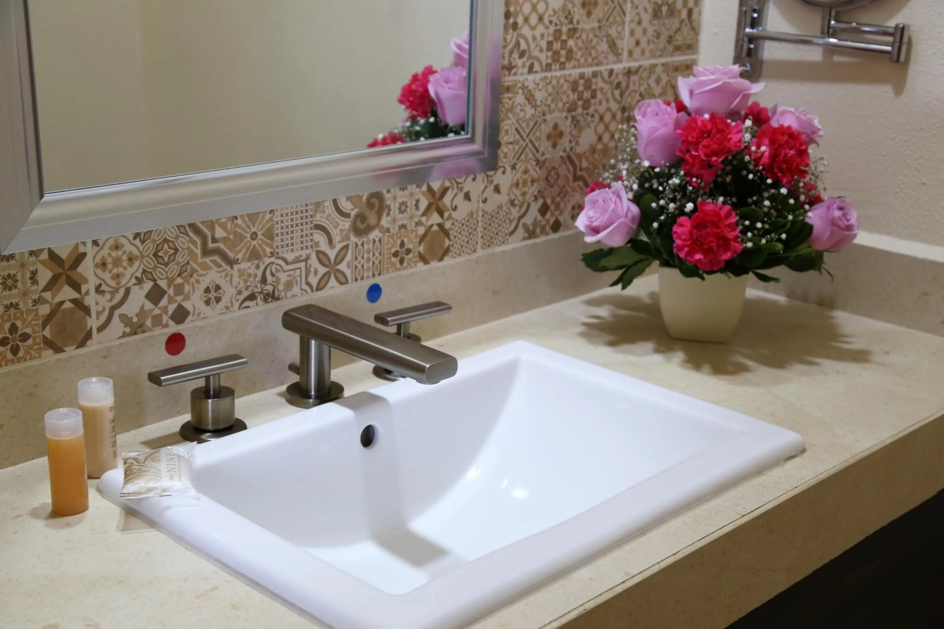 Bathroom in Hotel Plaza Bernal