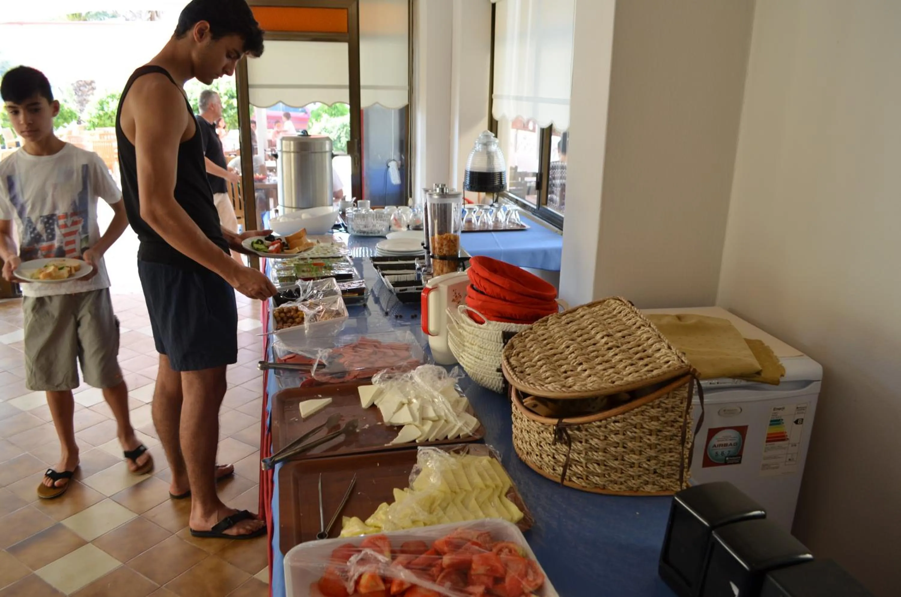Buffet breakfast in Mulka Hotel