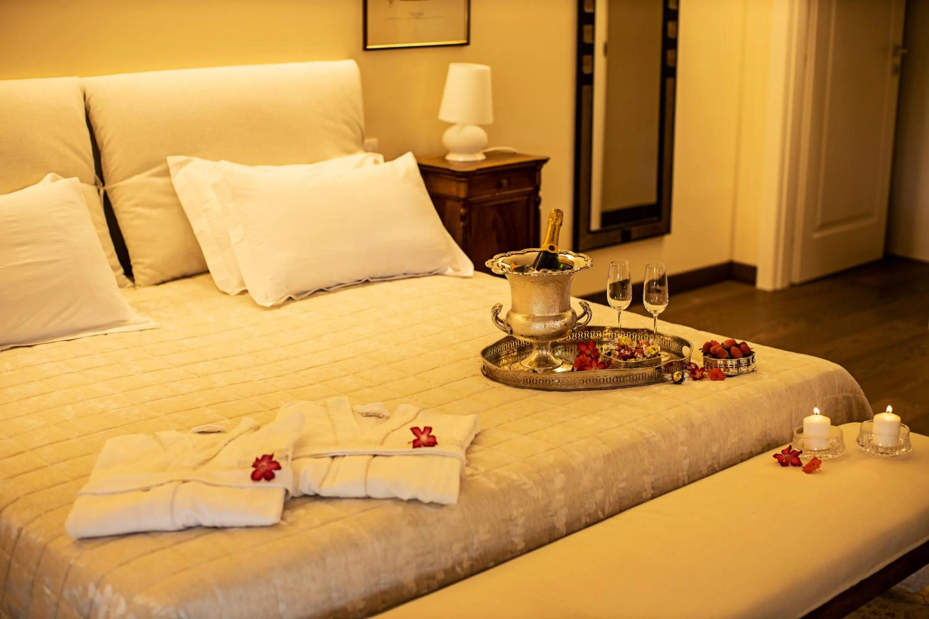 Bed in Beija Flor Exclusive Hotel & Spa