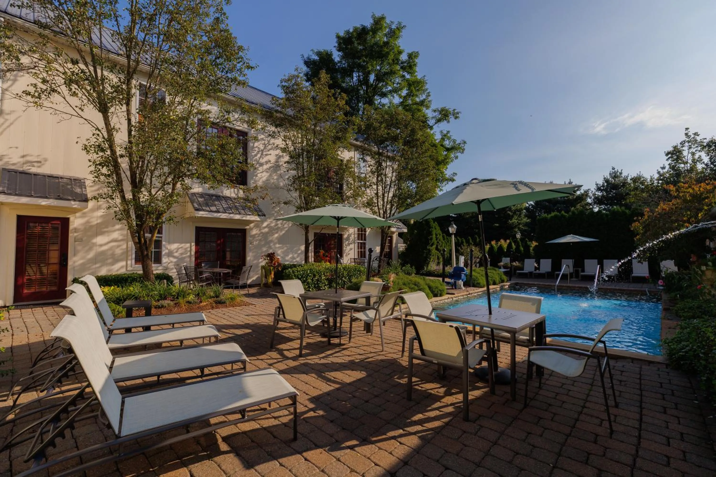 Swimming pool in The Inn at Leola Village, a Historic Hotel of America