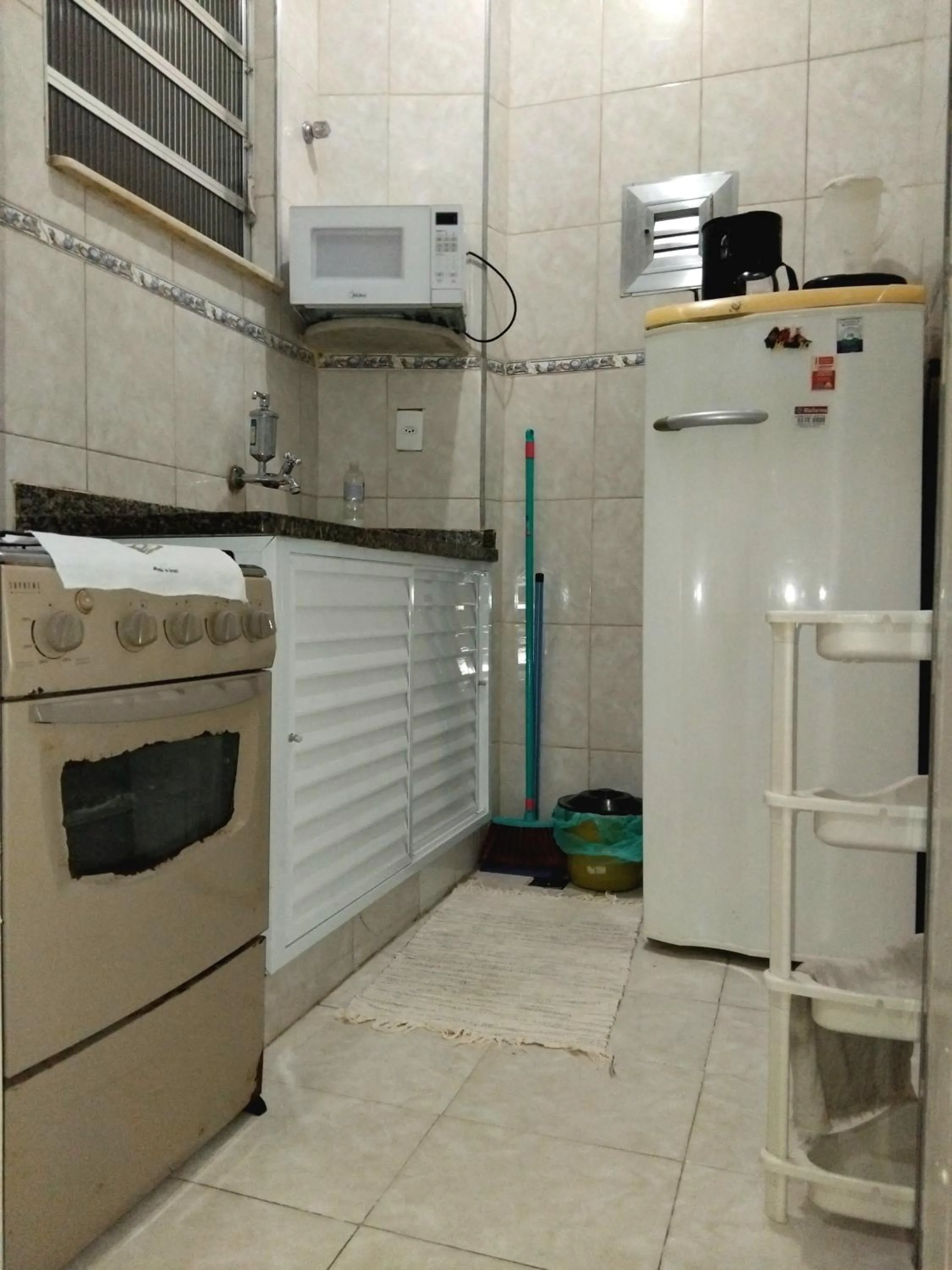 Kitchen or kitchenette in Copacabana Praia Rio