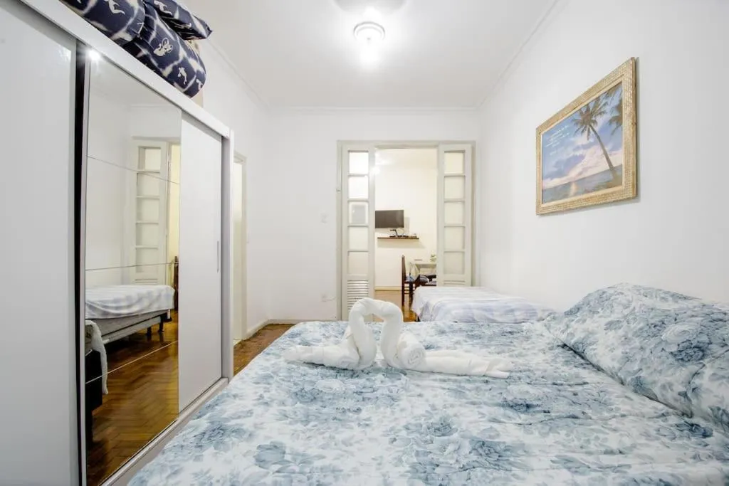 Bedroom, Bed in Copacabana Praia Rio