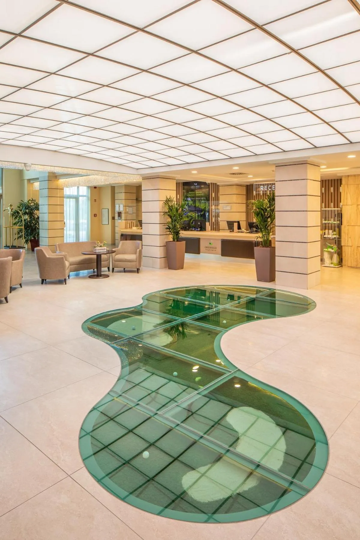 Lobby or reception in Greenfield Hotel Golf & Spa