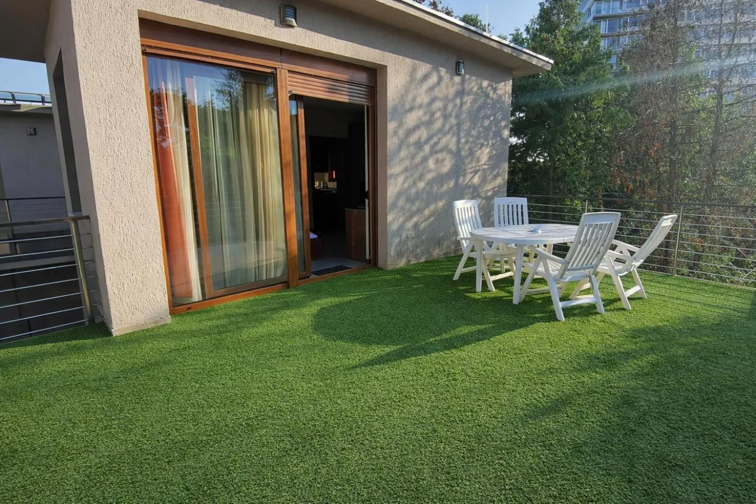 Patio in Hotel Villa Pax