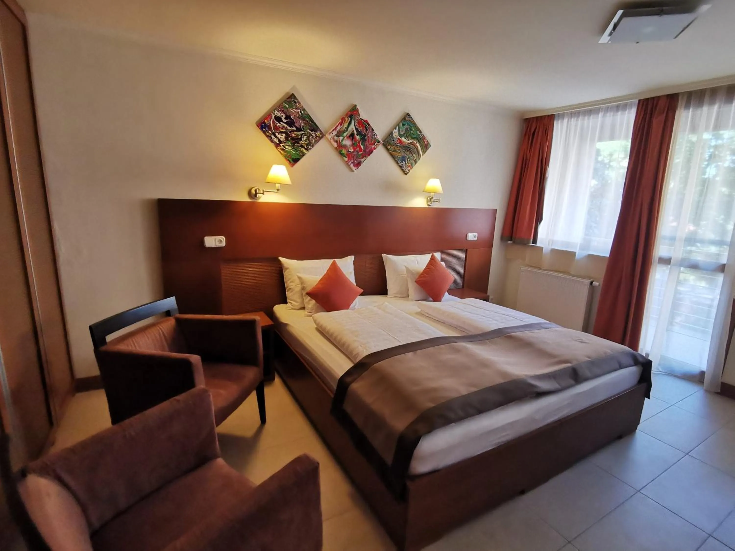 Bedroom, Bed in Hotel Villa Pax