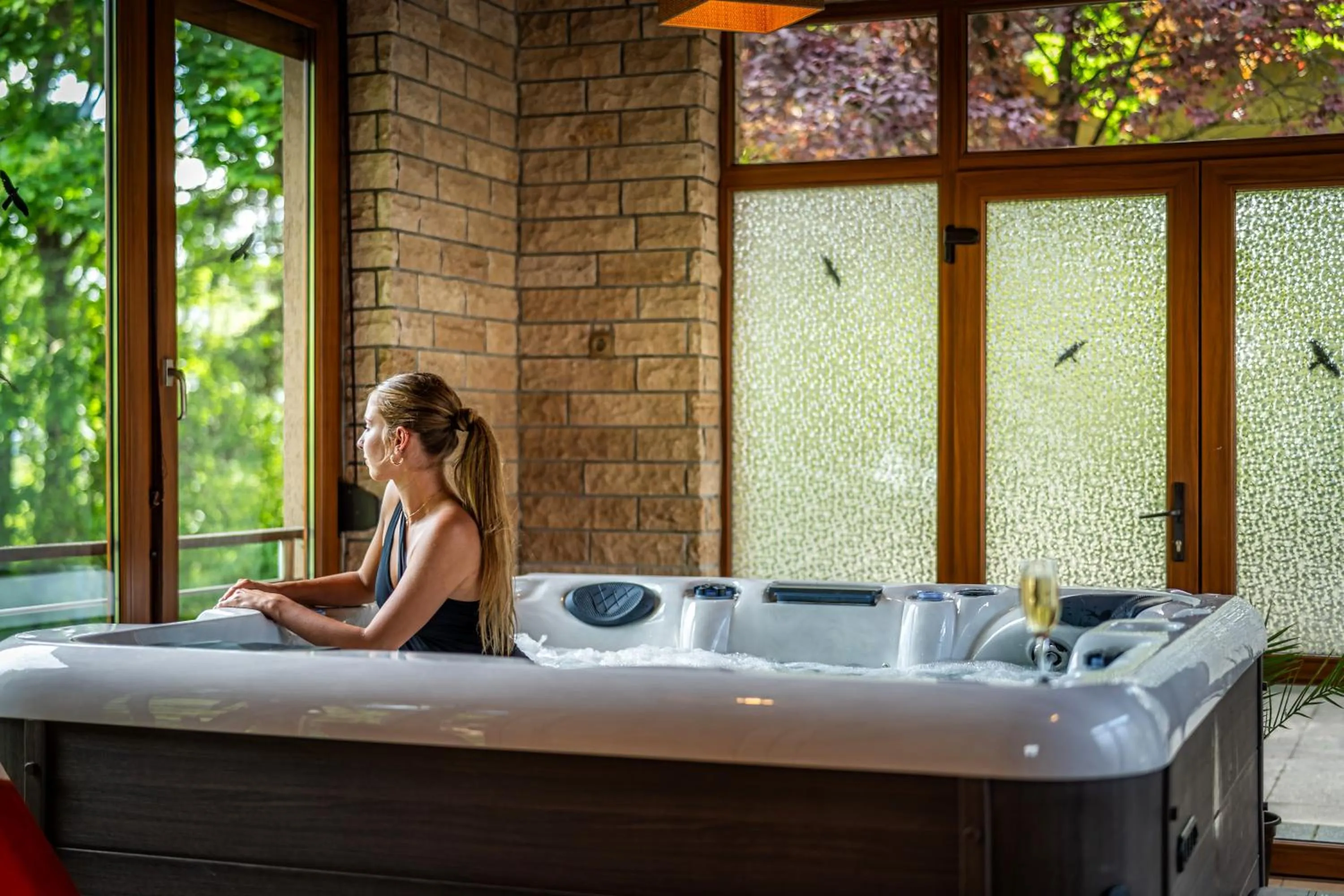 Hot Tub in Hotel Villa Pax