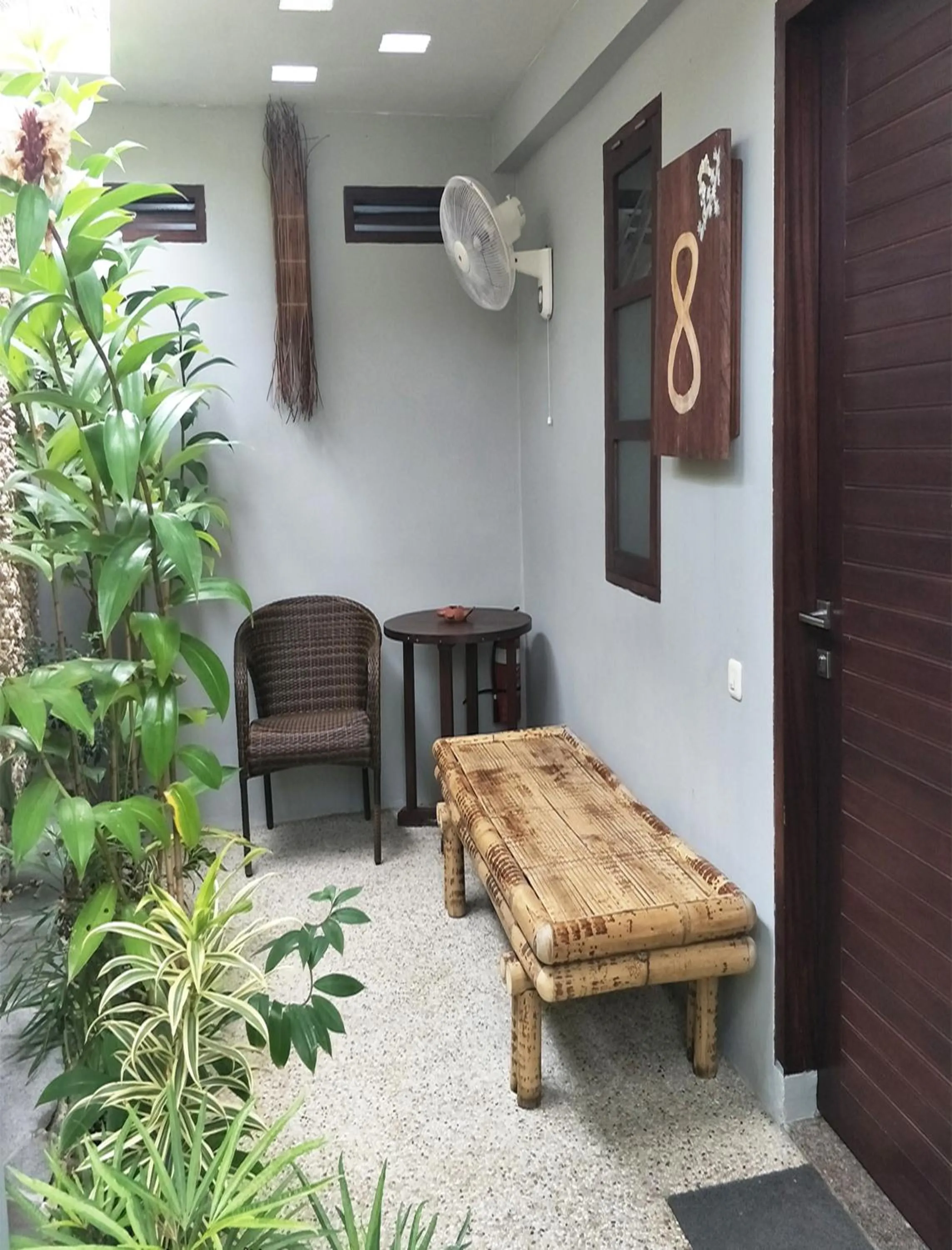Seating area in Cocotinos Lembeh a Boutique Dive Lodge