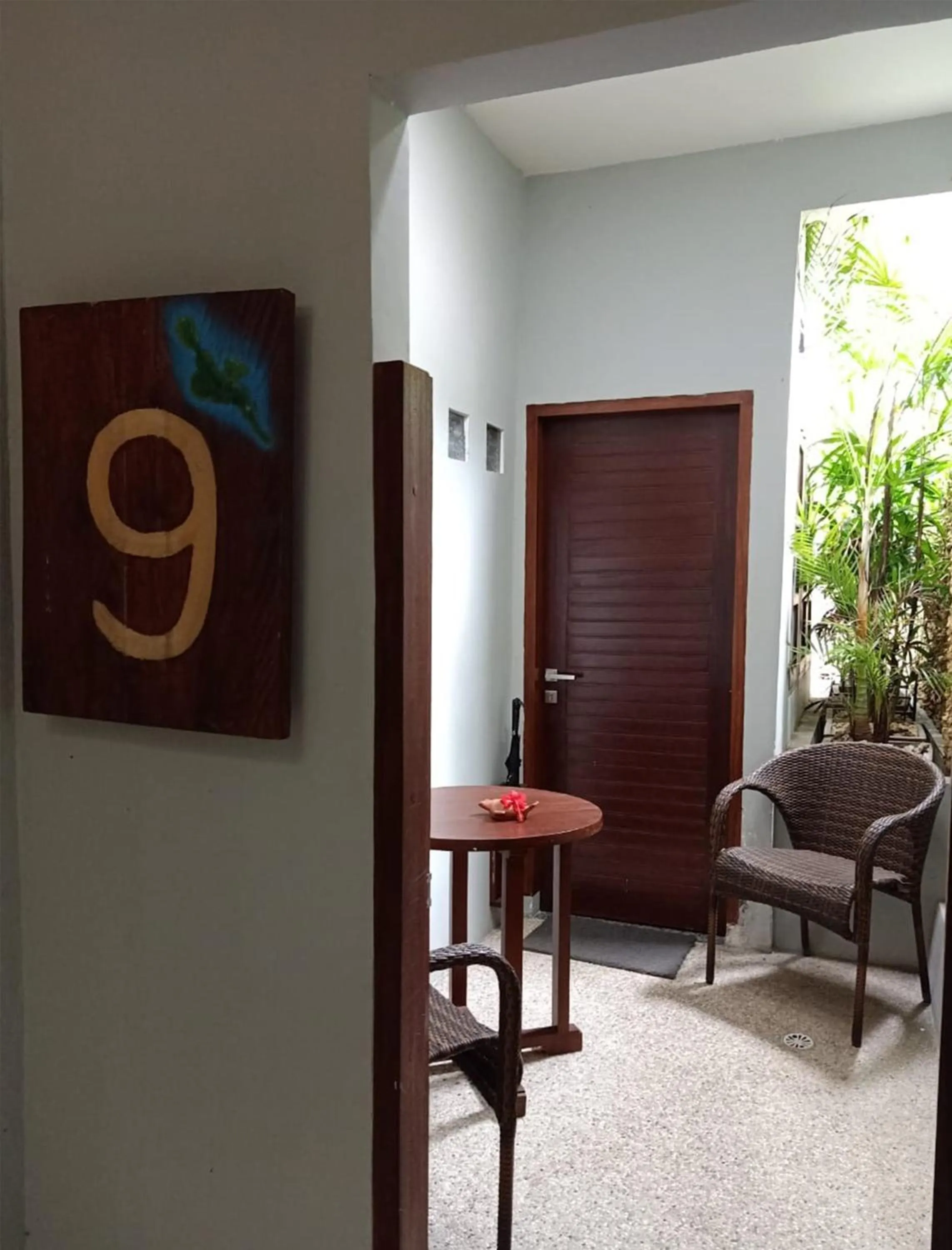 Seating area in Cocotinos Lembeh a Boutique Dive Lodge