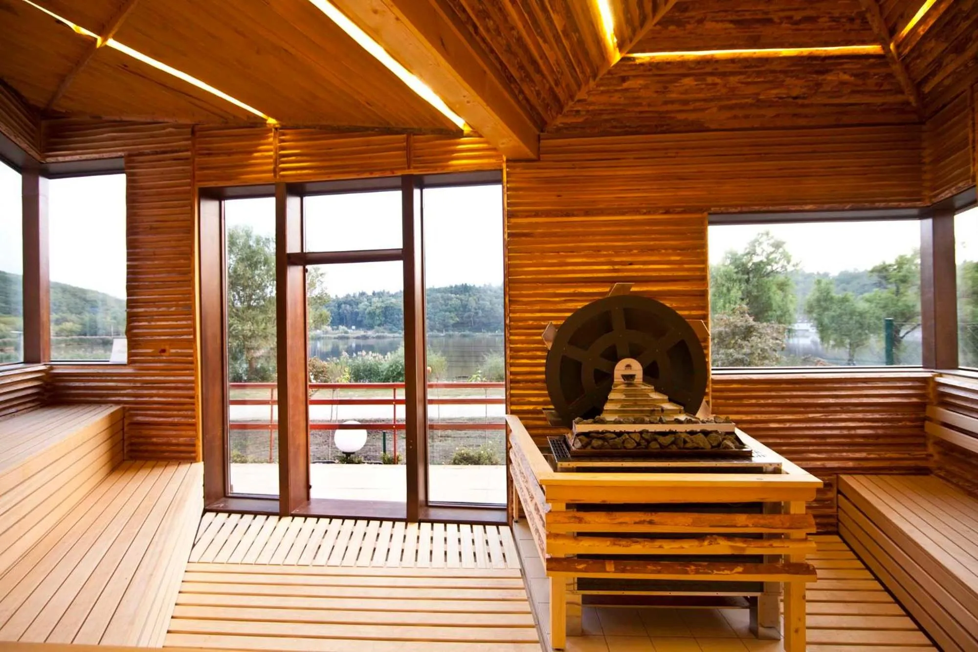Sauna in Tó Wellness Hotel