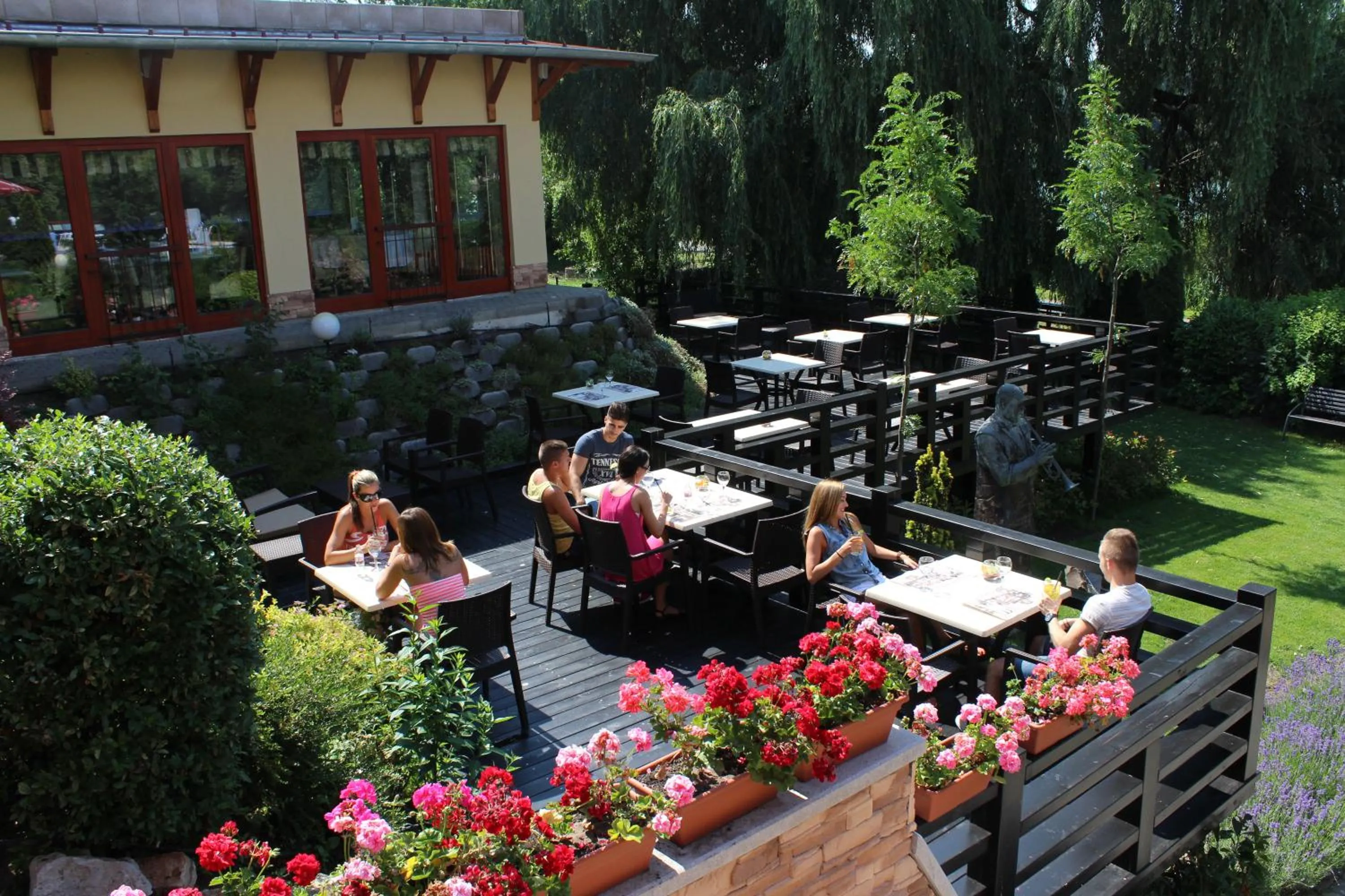 Garden view in Tó Wellness Hotel