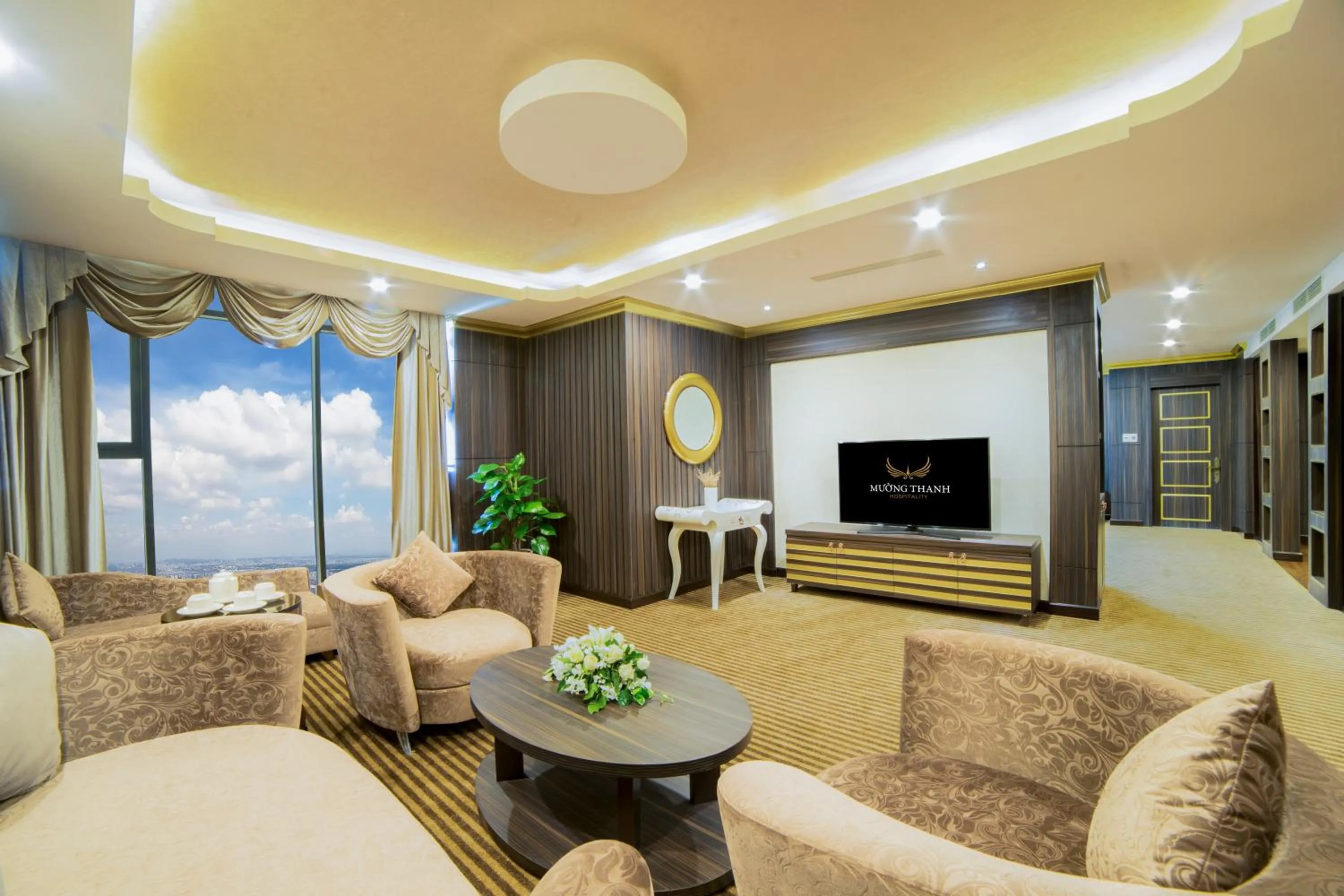 Seating area in Muong Thanh Luxury Vientiane Hotel