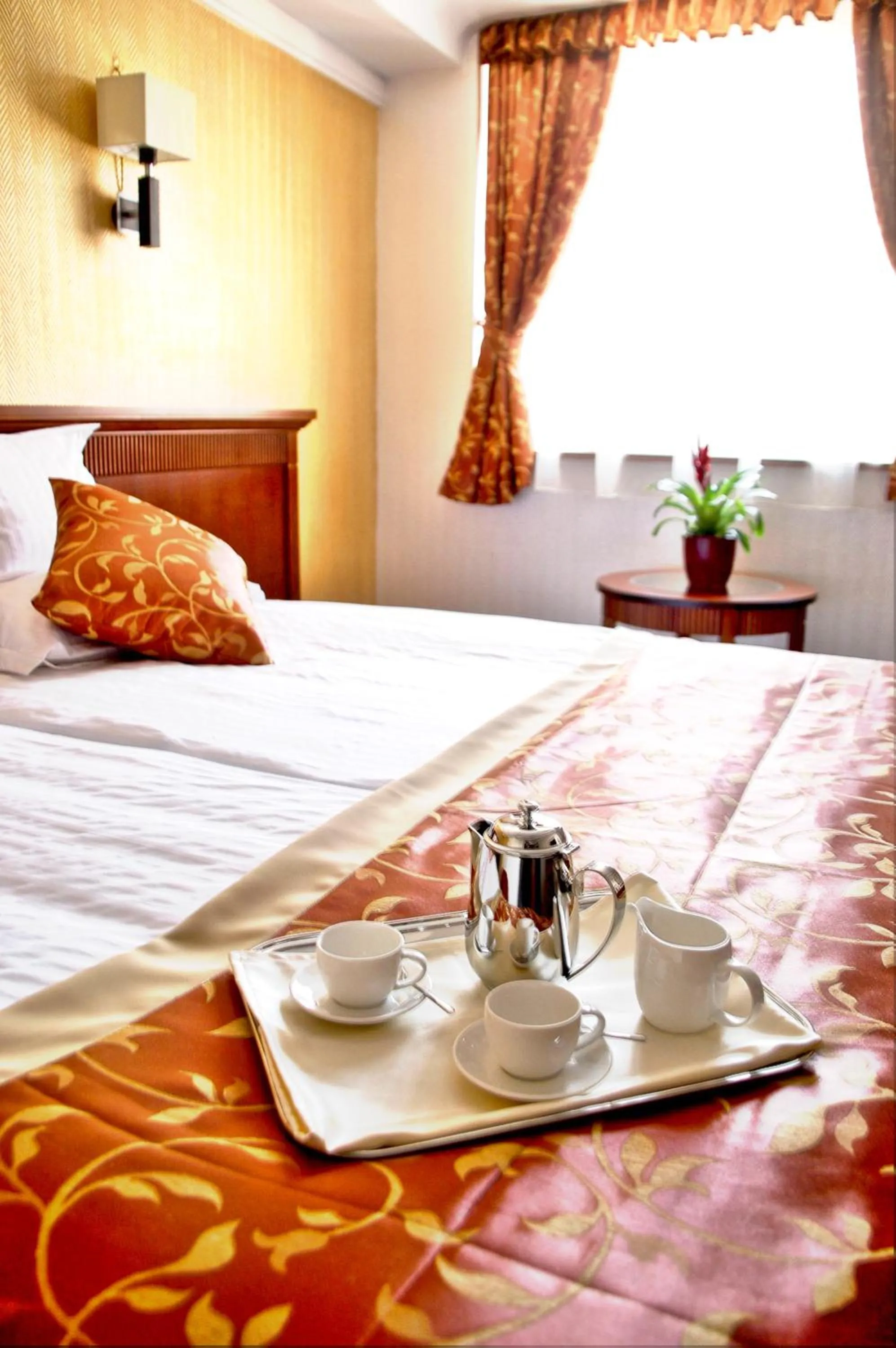 Decorative detail, Bed in Actor Hotel Budapest