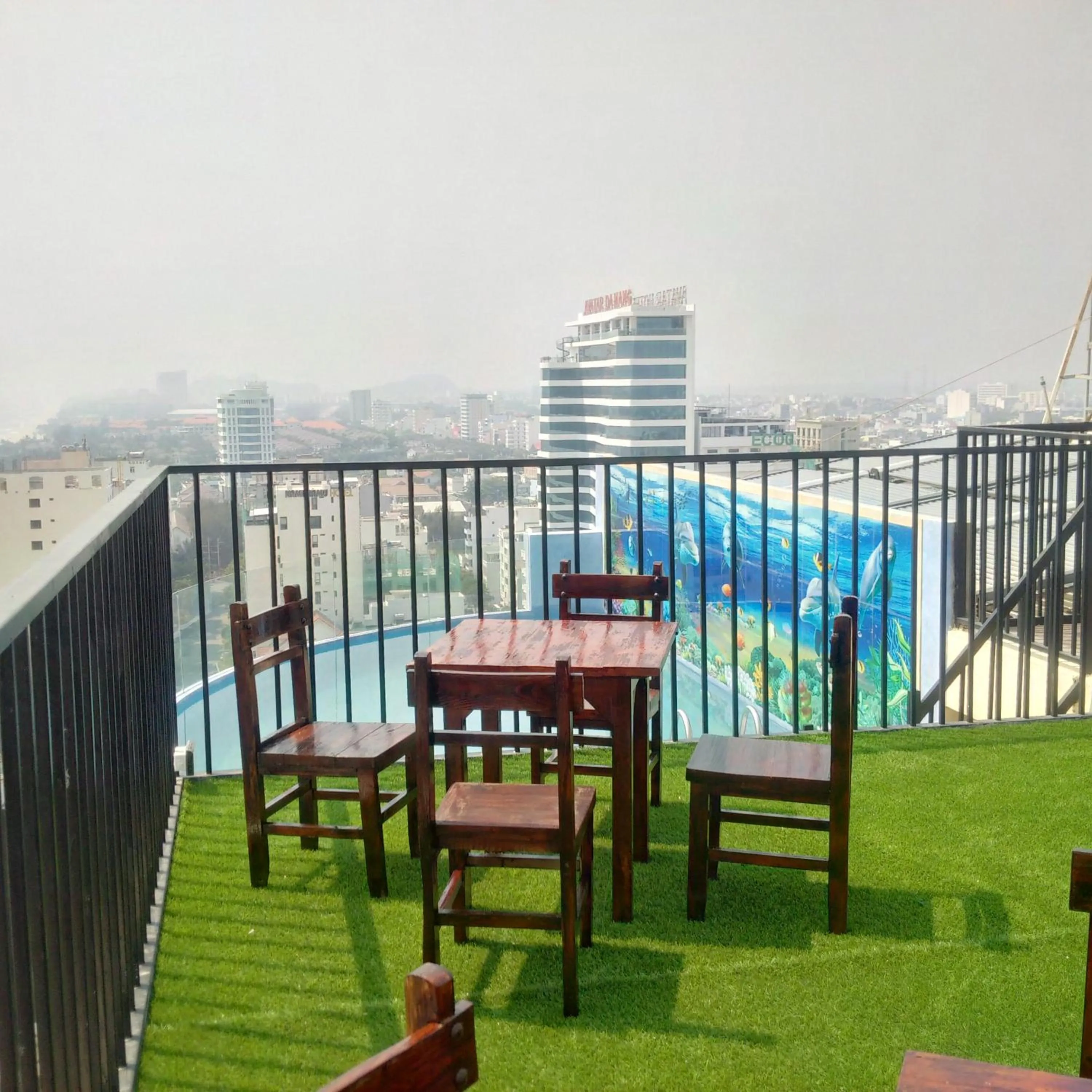 Pool view in Nhat Minh Hotel and Apartment