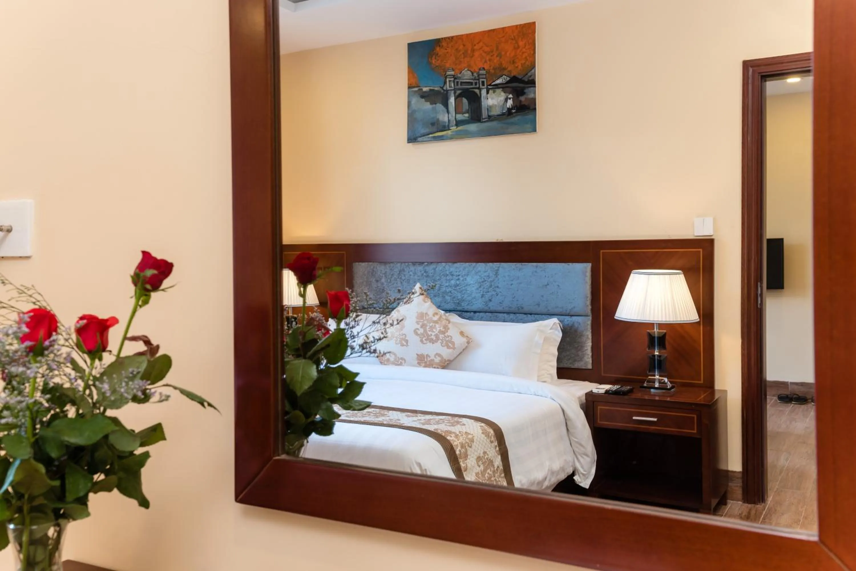 Bed in Nhat Minh Hotel and Apartment