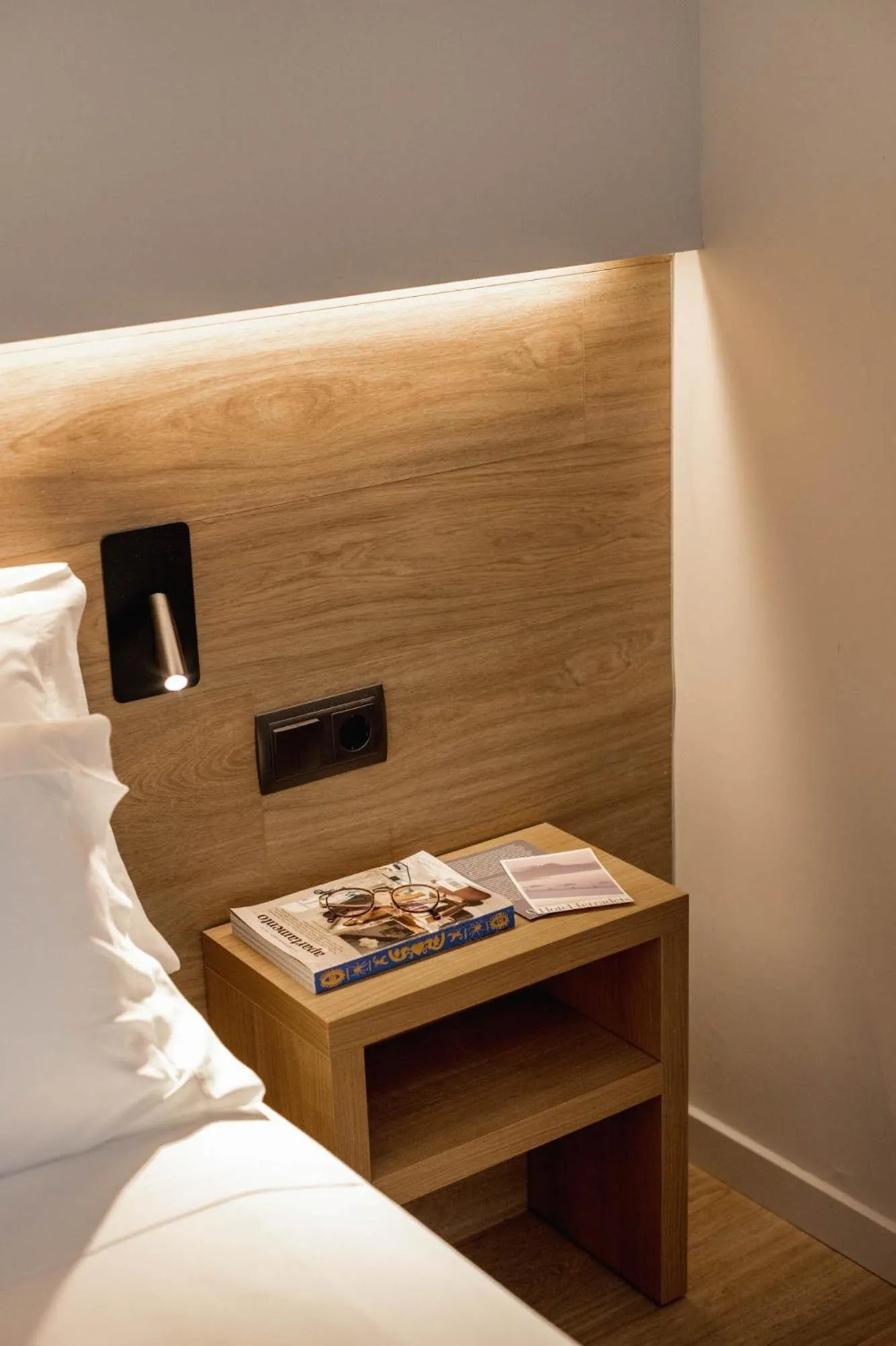 Bed in Hotel Terradets