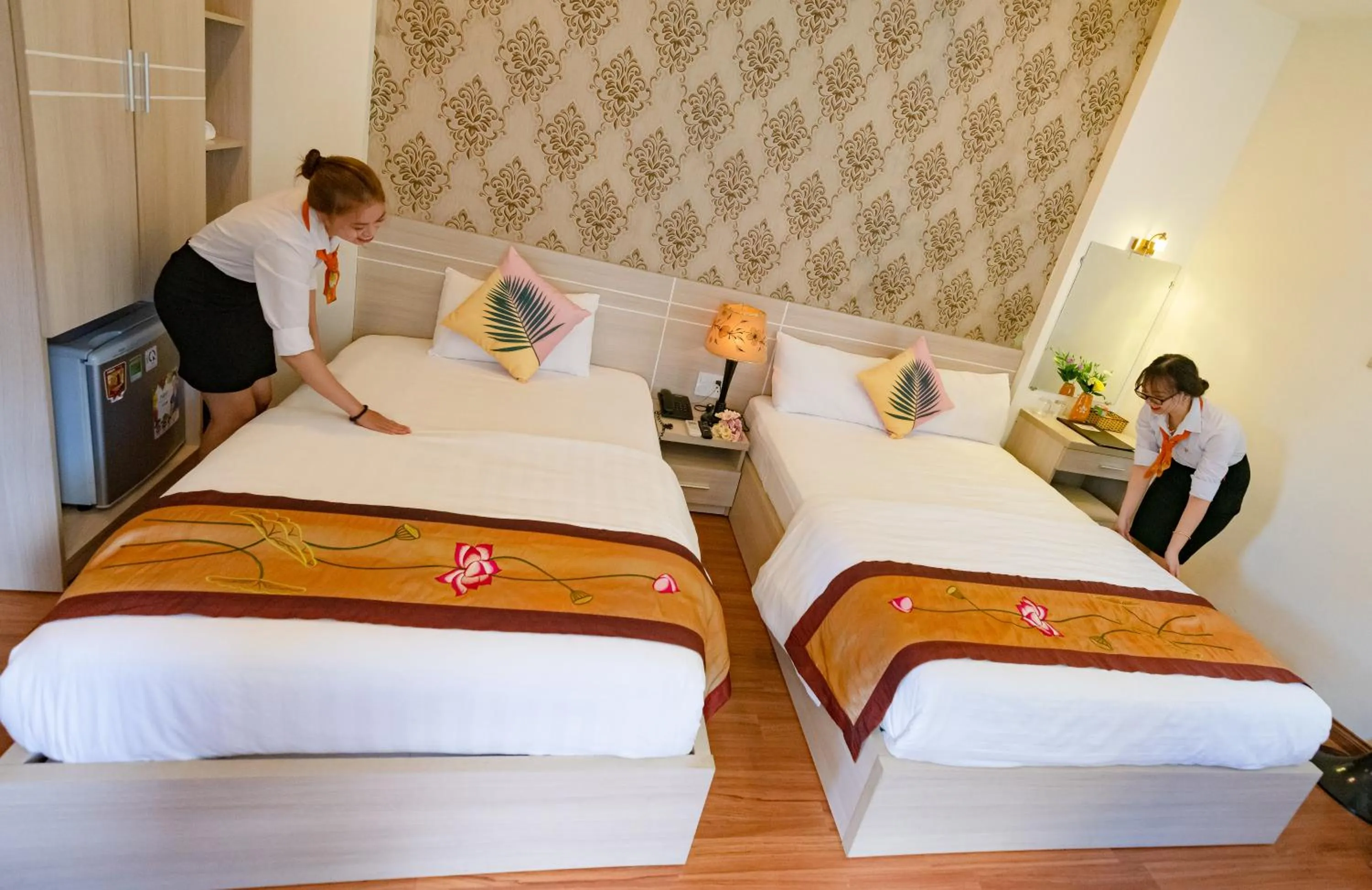 Bed in Flora Hotel Hue