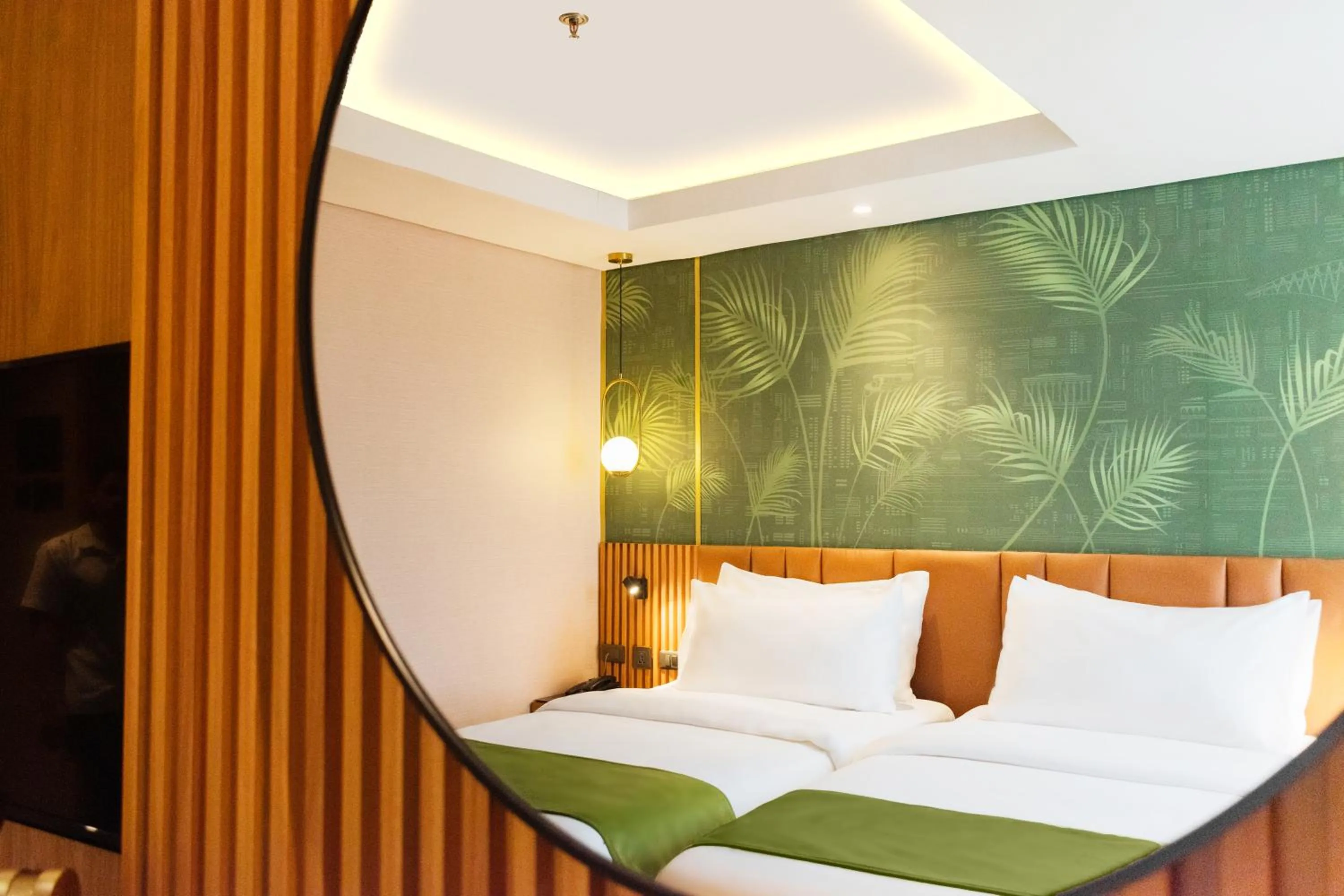 Bed in Ironwood Hotel