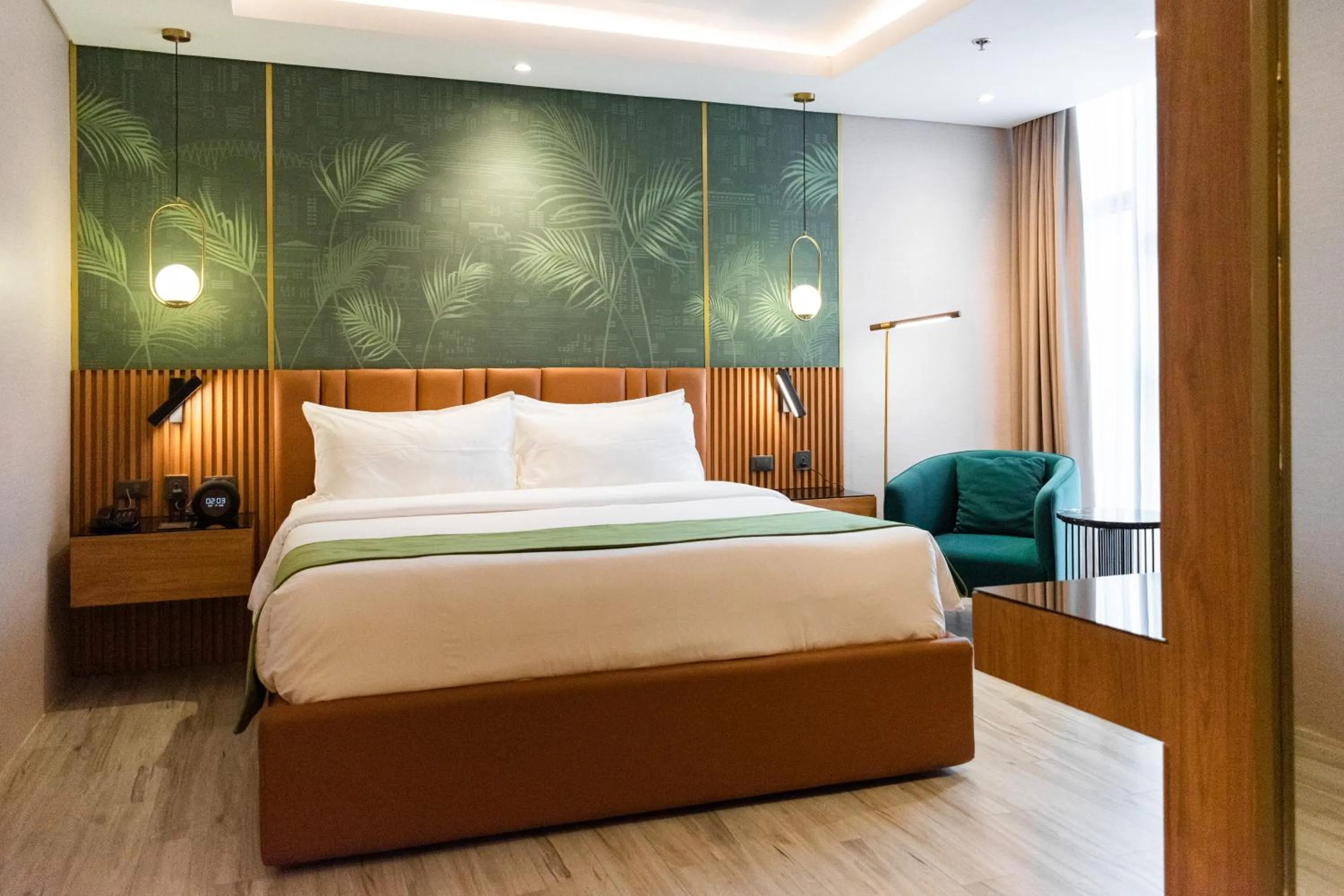 Bed in Ironwood Hotel